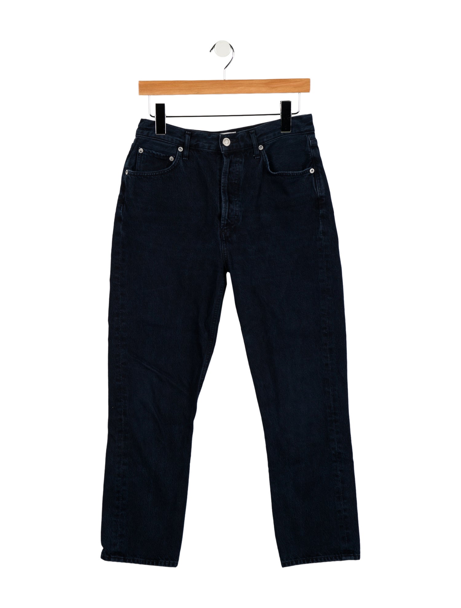 AGOLDE Mid-Rise Straight Leg Jeans