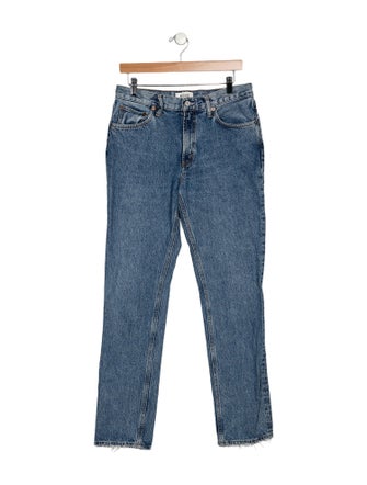 AGOLDE Mid-Rise Straight Leg Jeans