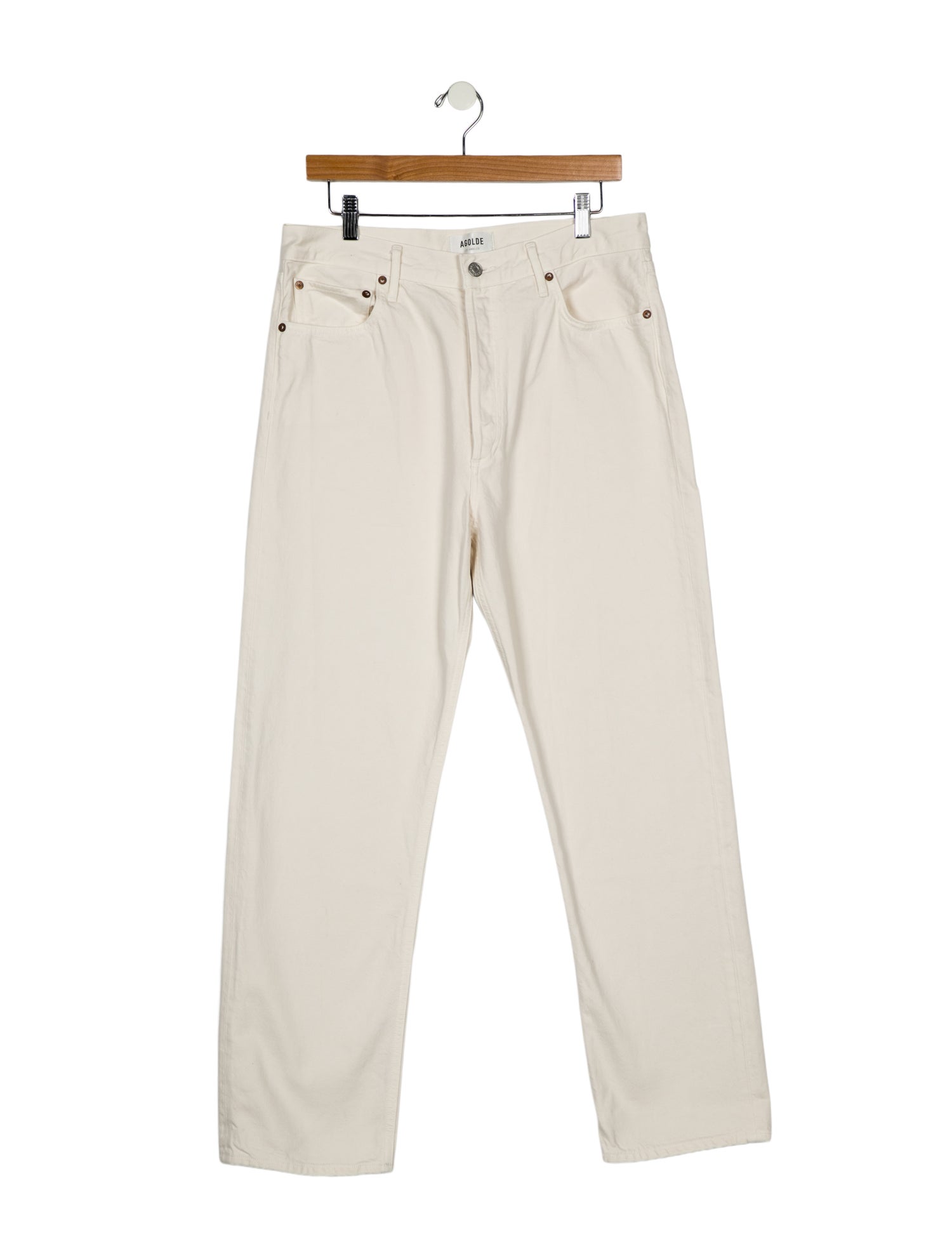 AGOLDE High-Rise Straight Leg Jeans