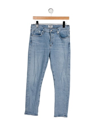 AGOLDE Mid-Rise Straight Leg Jeans
