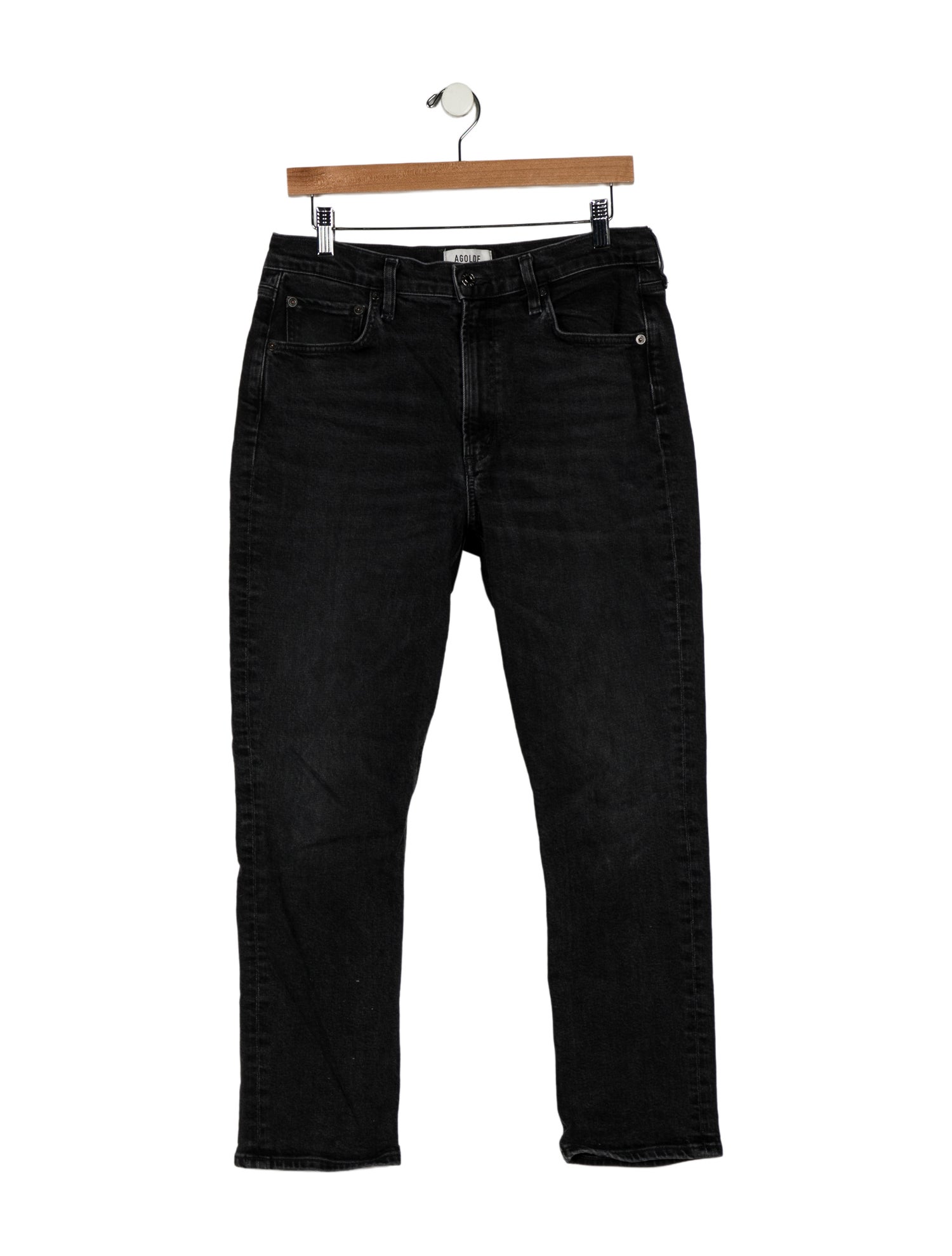 AGOLDE High-Rise Straight Leg Jeans
