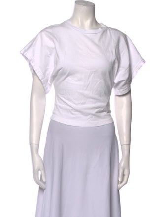 AGOLDE Crew Neck Short Sleeve Crop Top