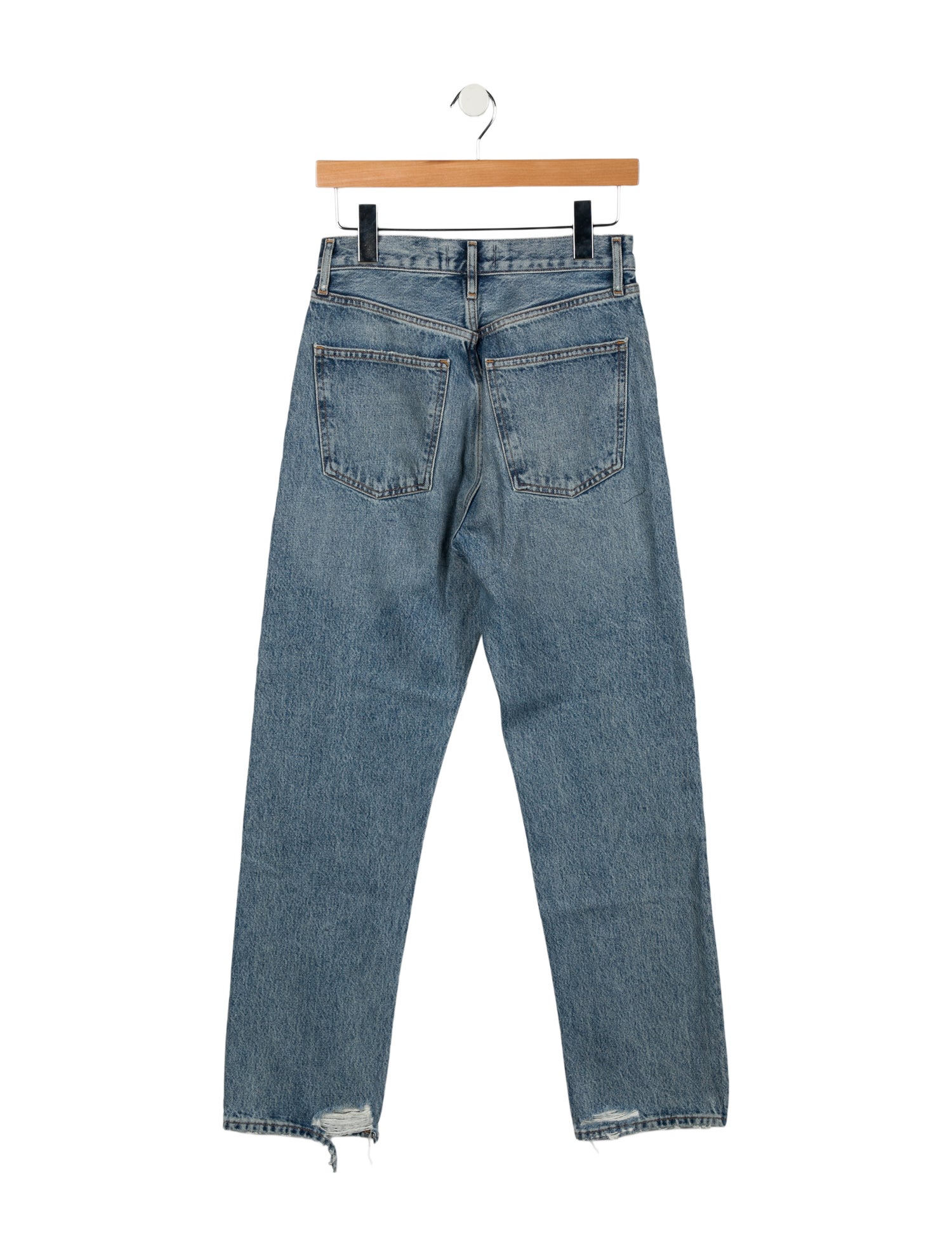 AGOLDE High-Rise Straight Leg Jeans