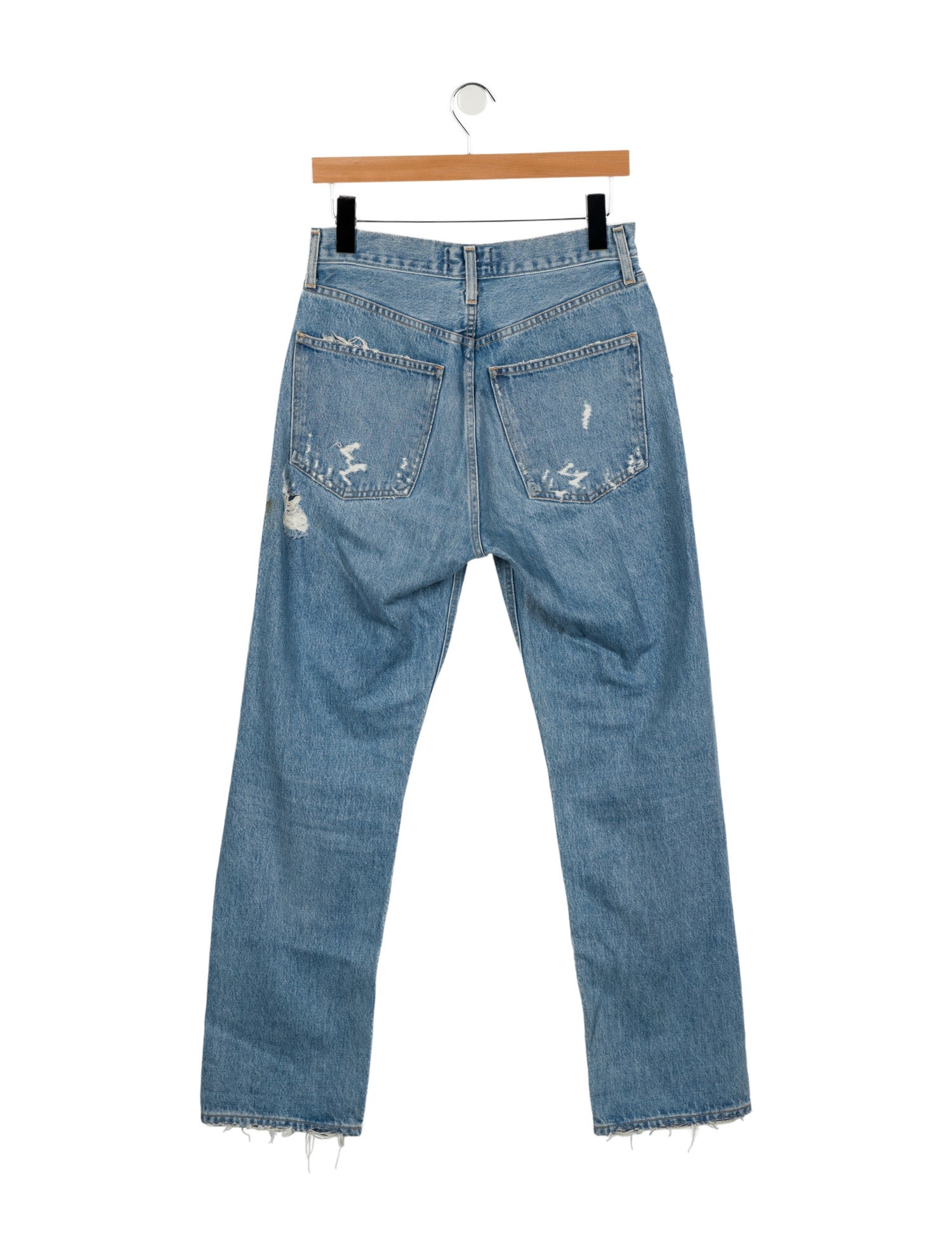 AGOLDE High-Rise Straight Leg Jeans