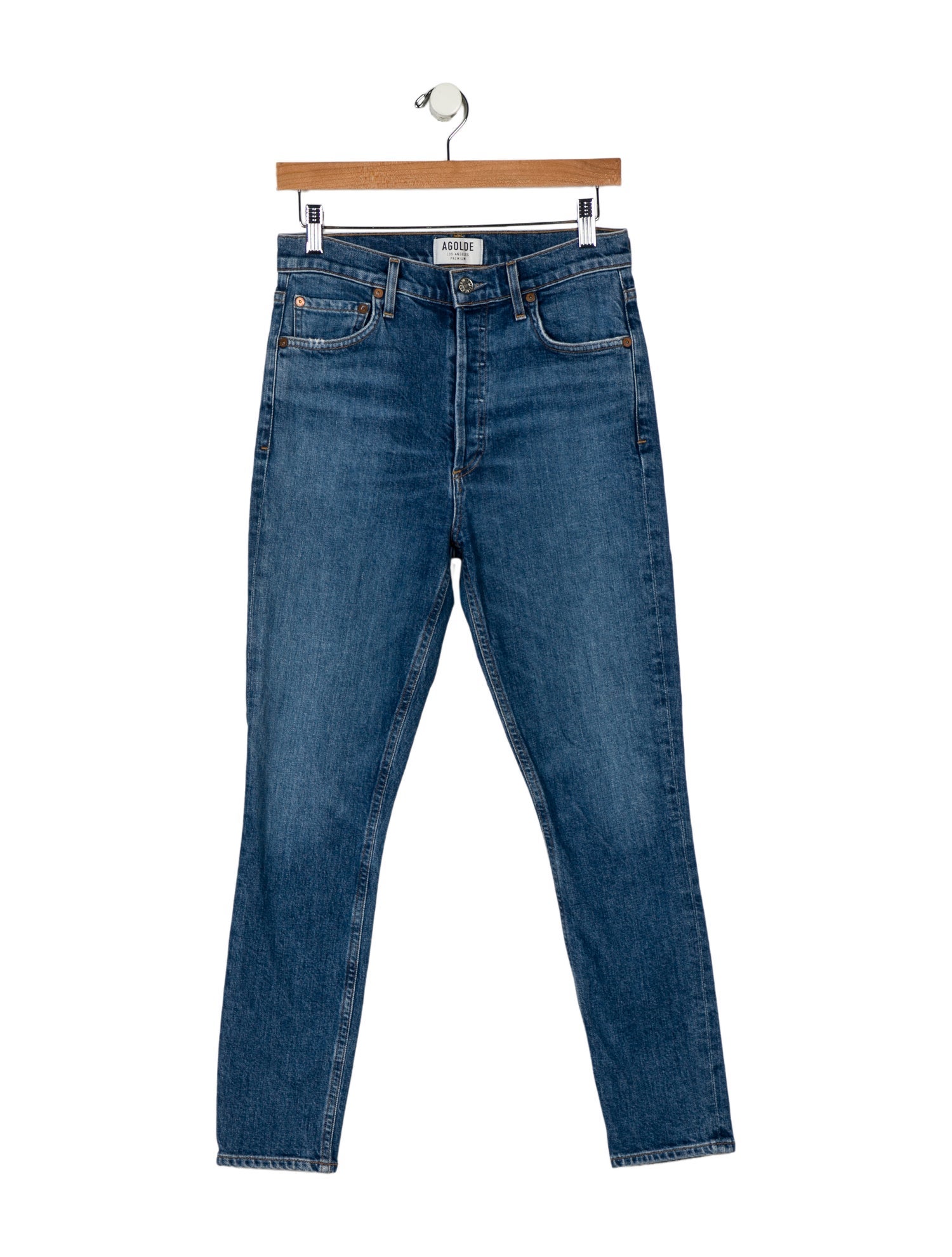 AGOLDE High-Rise Skinny Leg Jeans
