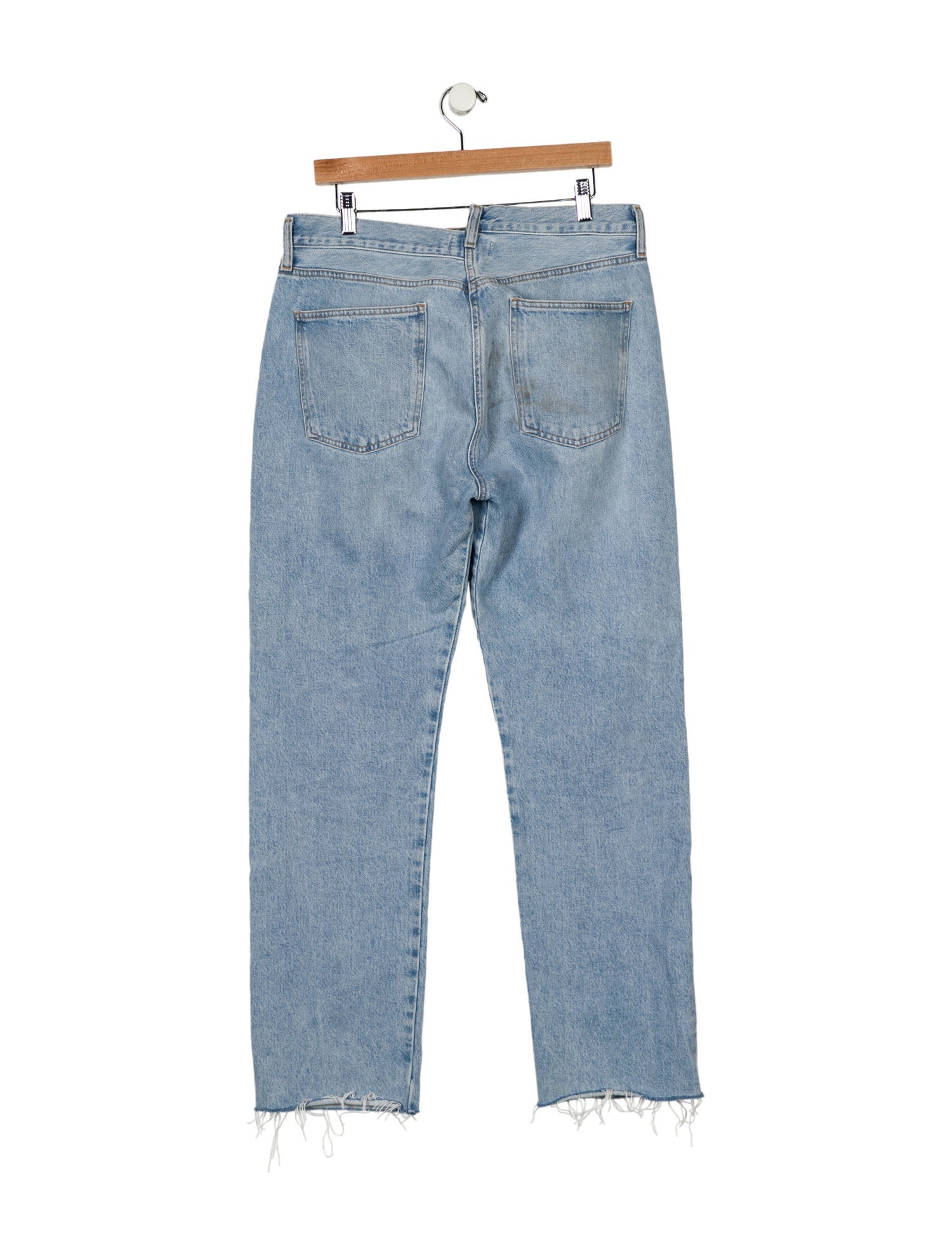 AGOLDE High-Rise Straight Leg Jeans