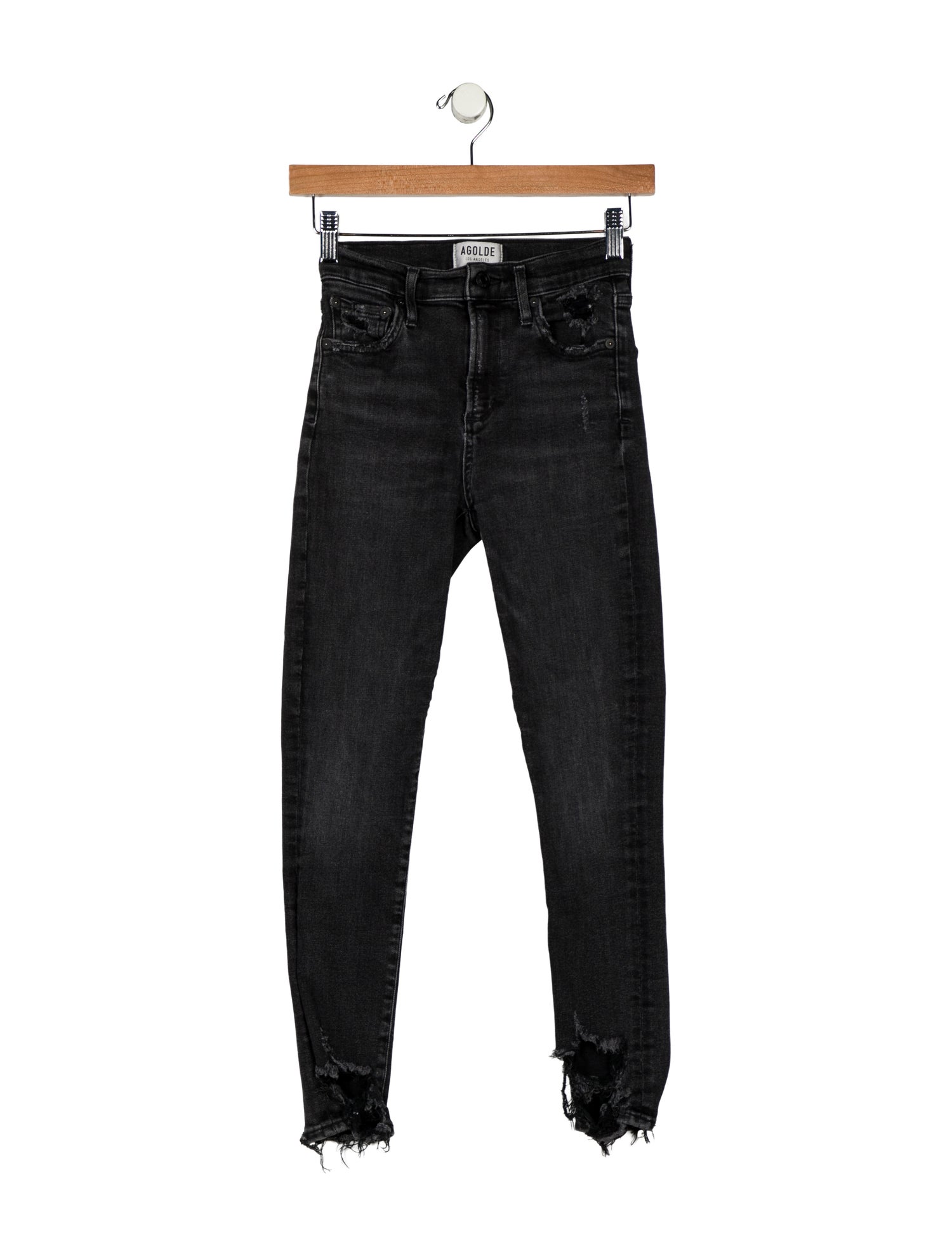 AGOLDE Mid-Rise Skinny Leg Jeans
