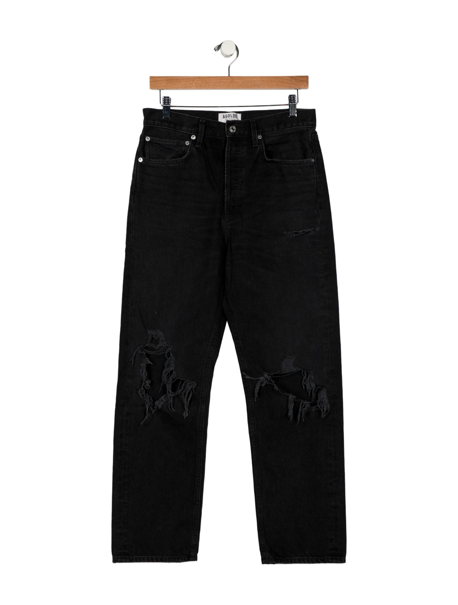 AGOLDE High-Rise Straight Leg Jeans