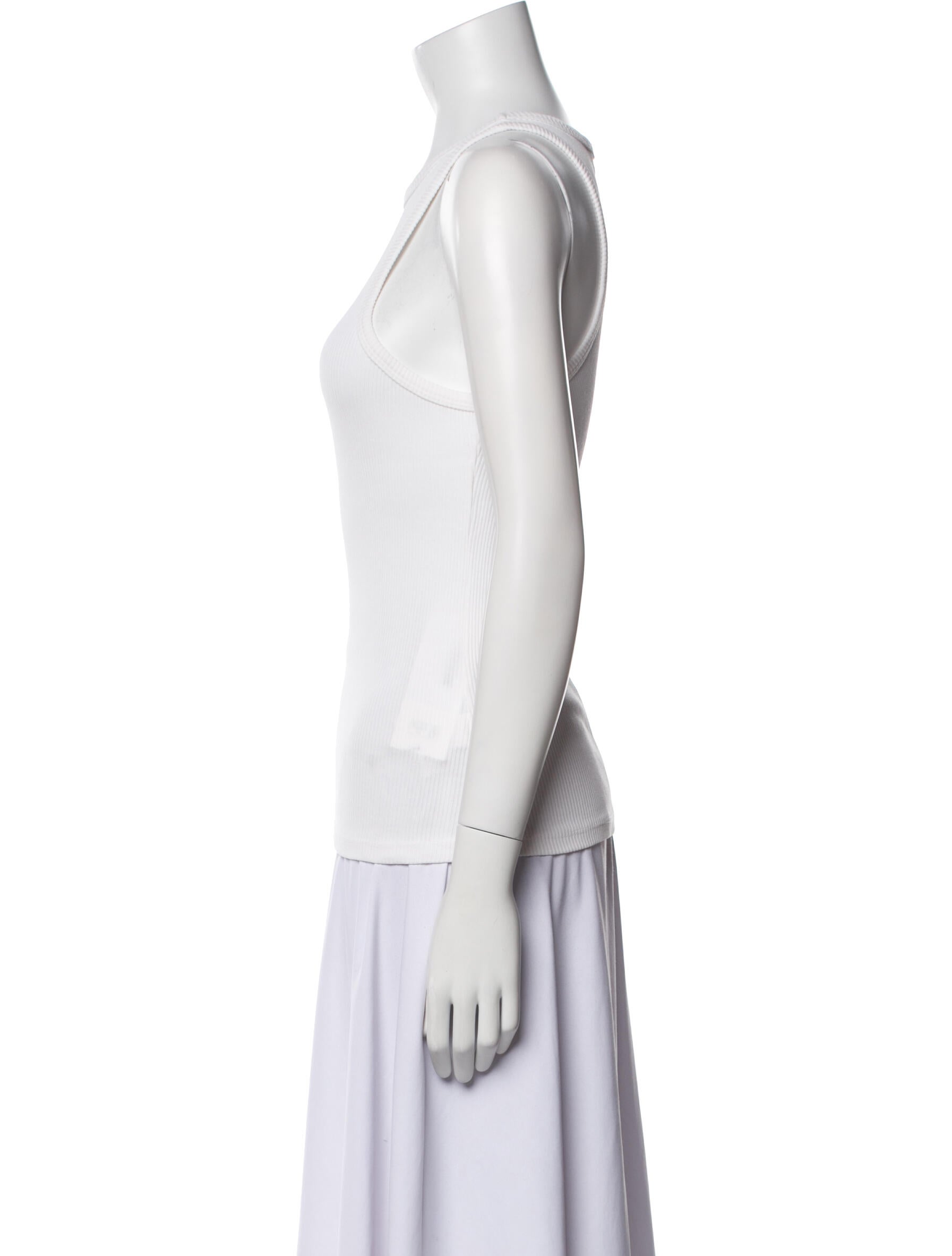 AGOLDE Crew Neck Sleeveless Top