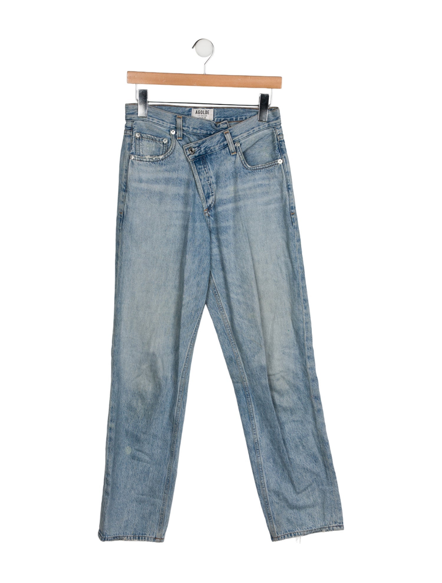 AGOLDE High-Rise Straight Leg Jeans