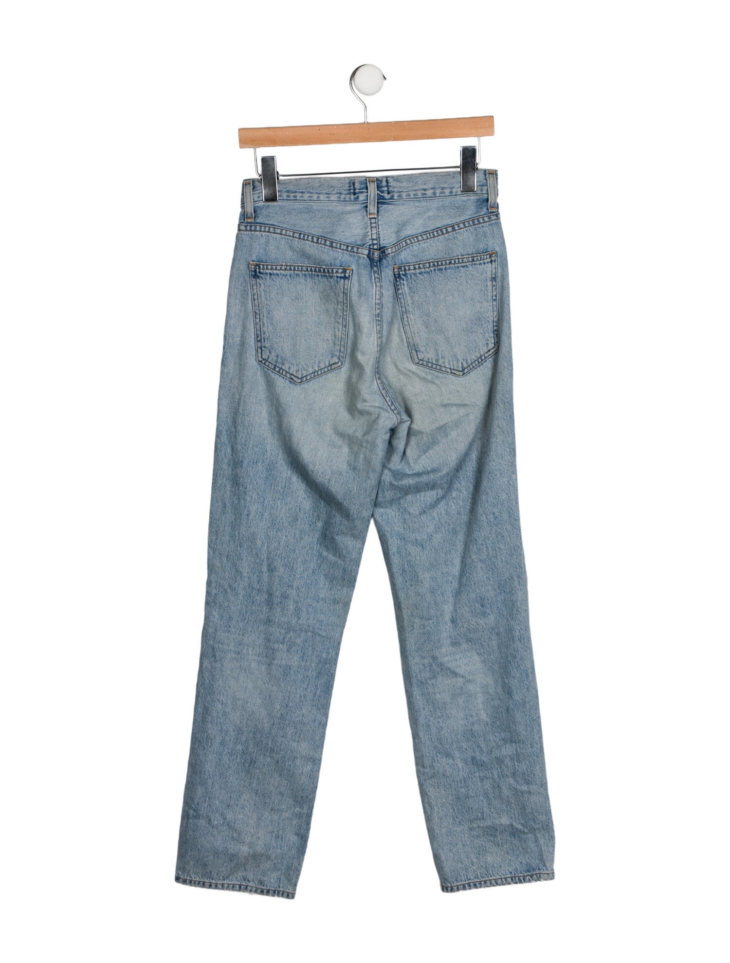 AGOLDE High-Rise Straight Leg Jeans