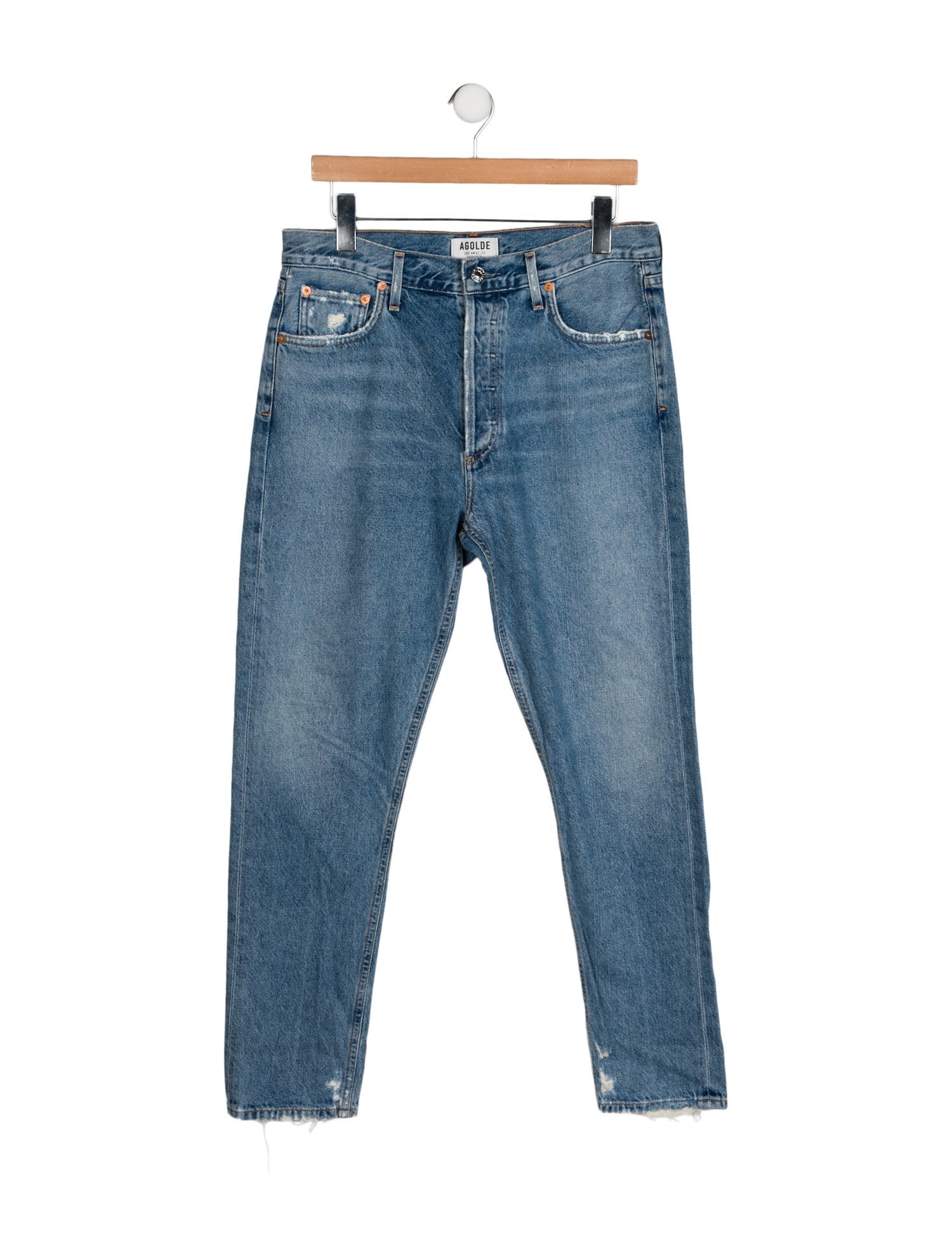 AGOLDE High-Rise Skinny Leg Jeans