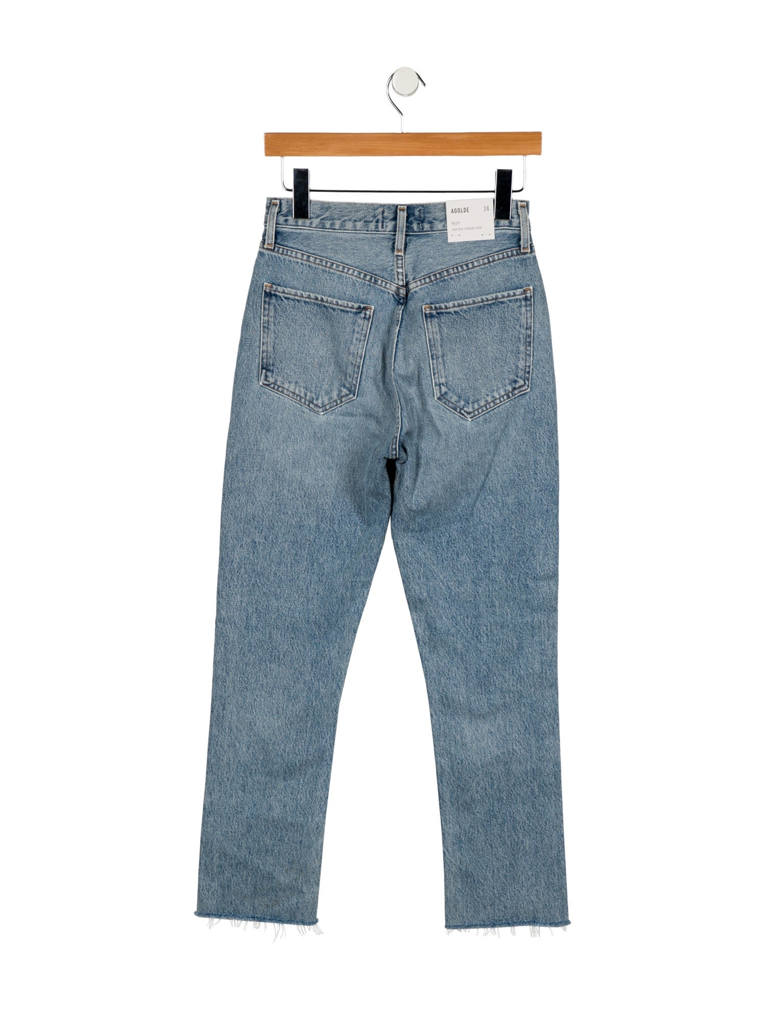 AGOLDE High-Rise Straight Leg Jeans