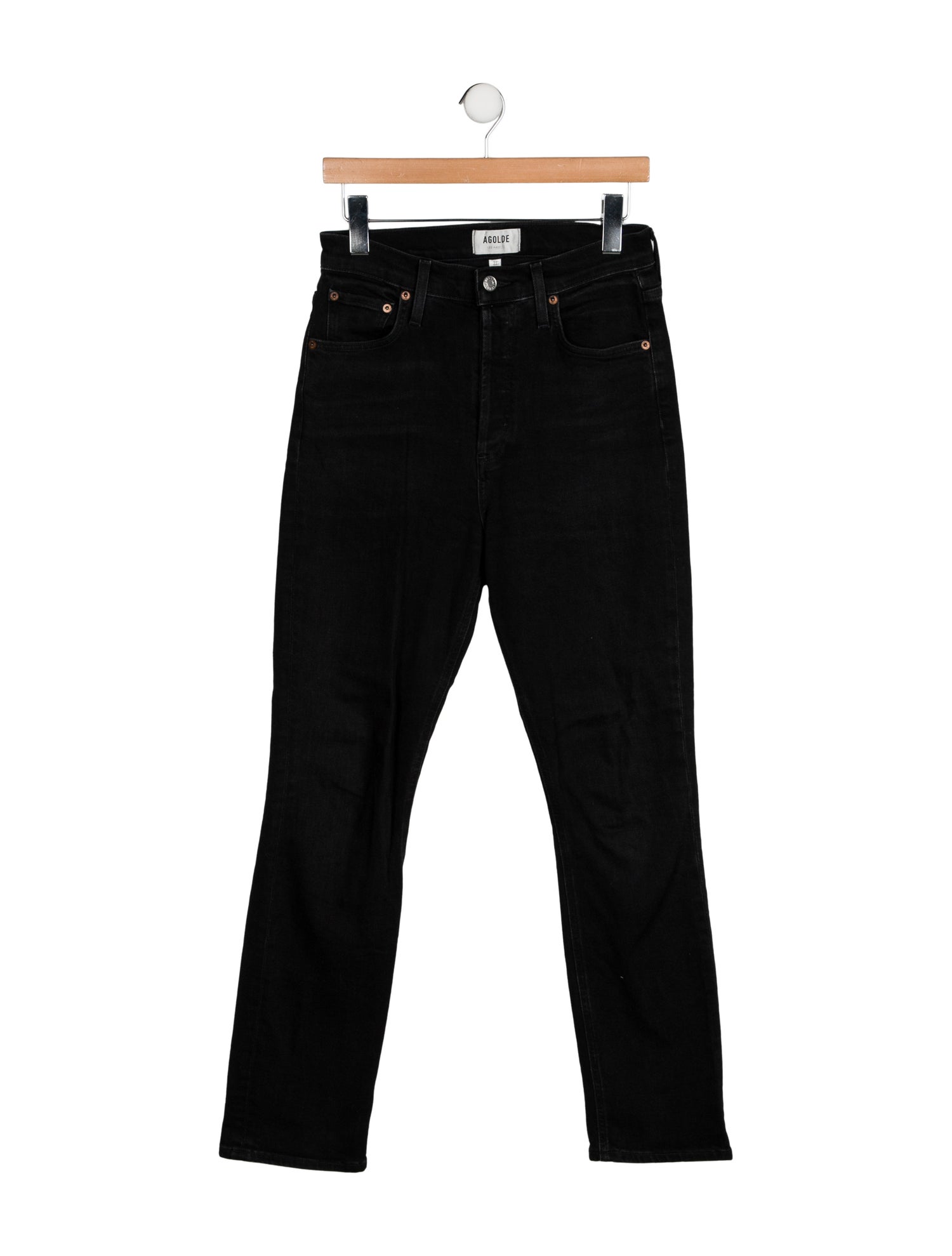AGOLDE High-Rise Straight Leg Jeans