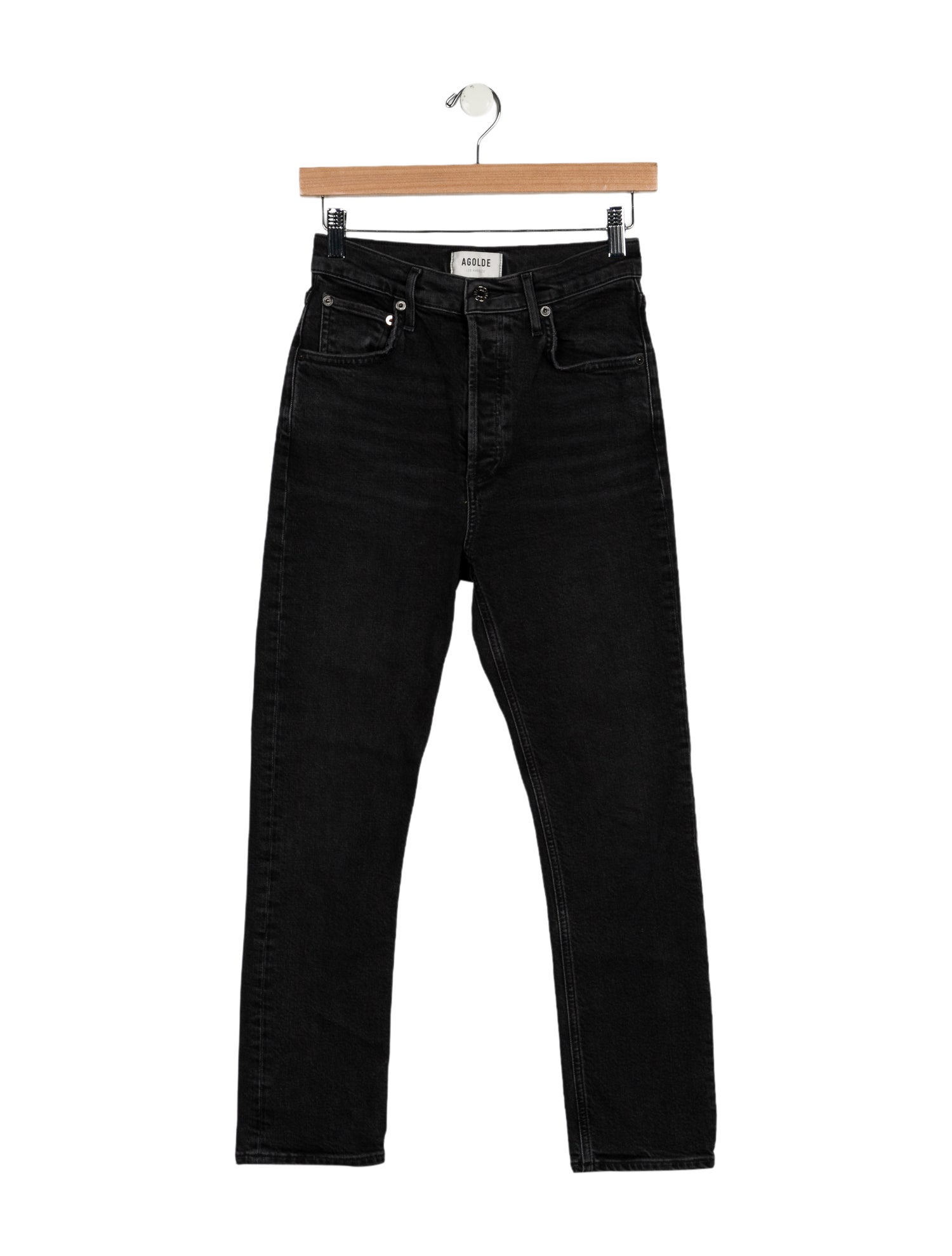 AGOLDE High-Rise Straight Leg Jeans