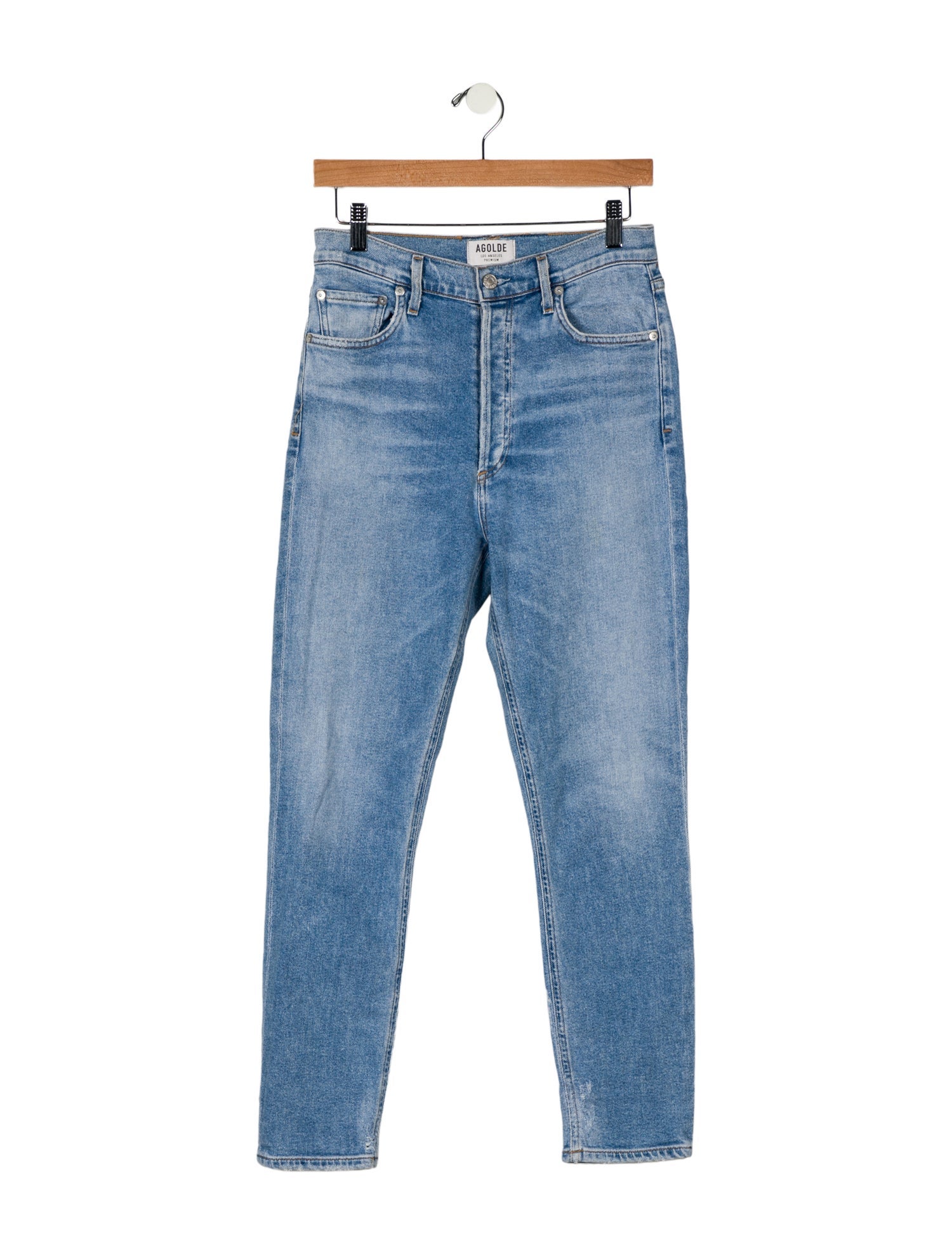 AGOLDE High-Rise Skinny Leg Jeans
