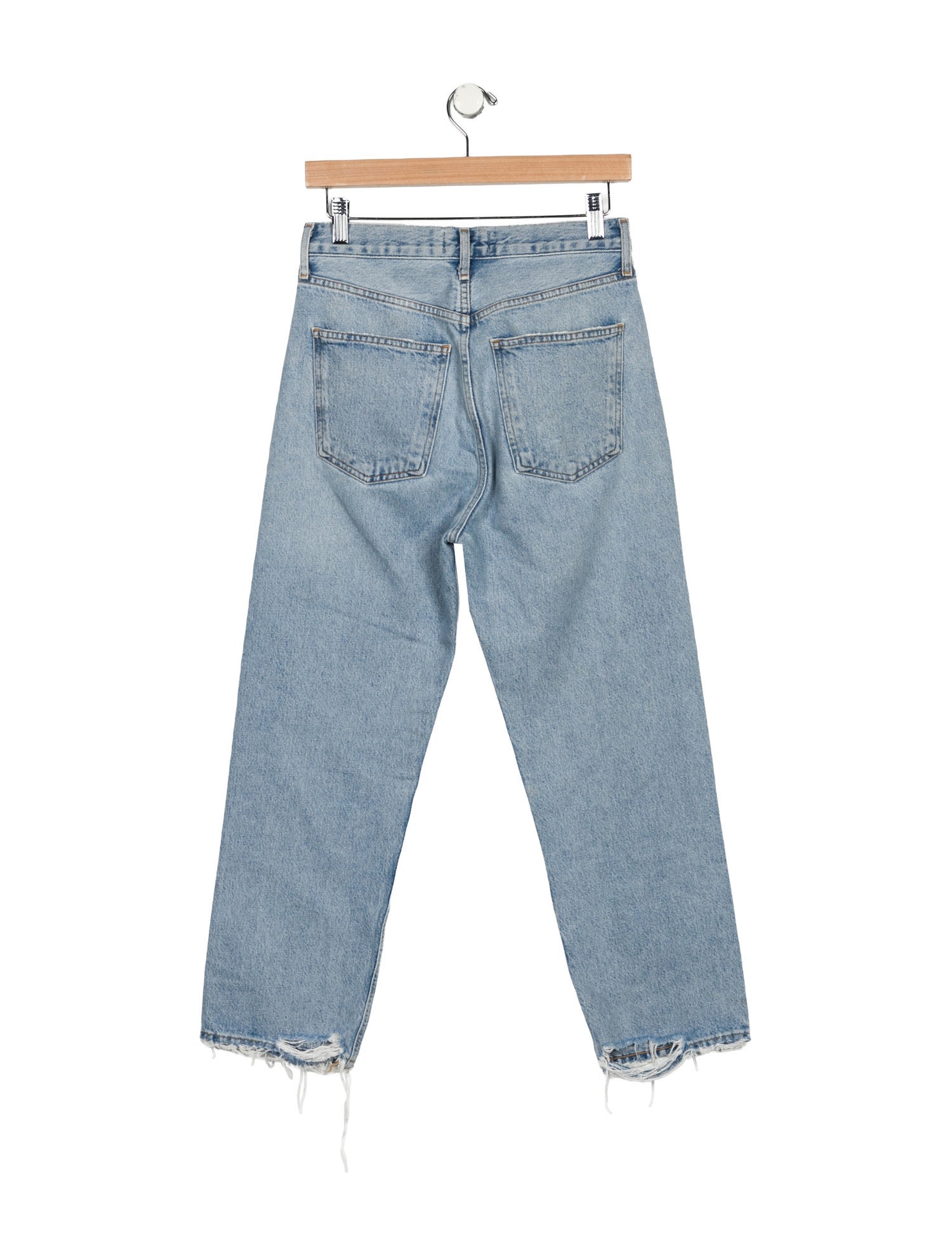 AGOLDE High-Rise Straight Leg Jeans