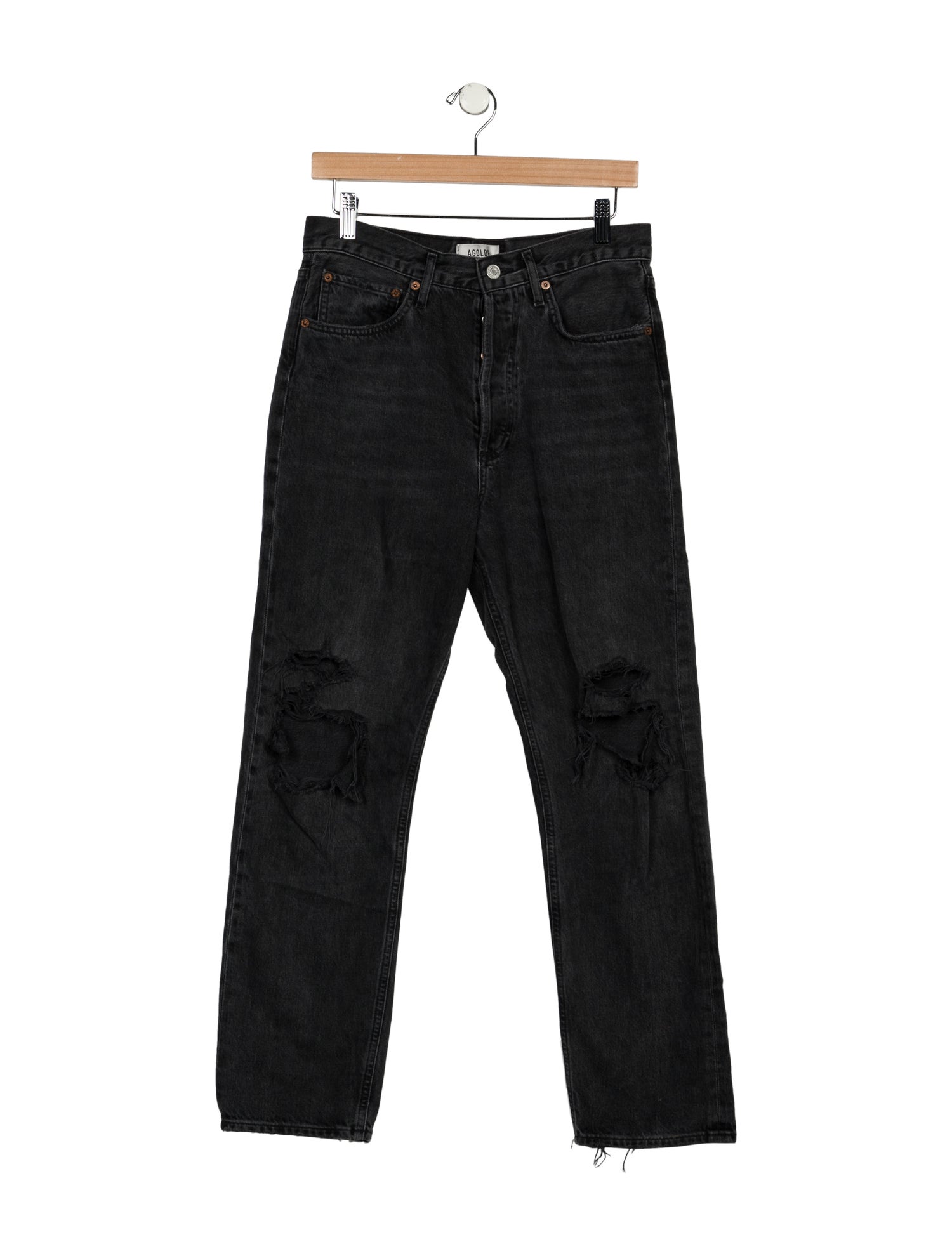 AGOLDE High-Rise Straight Leg Jeans