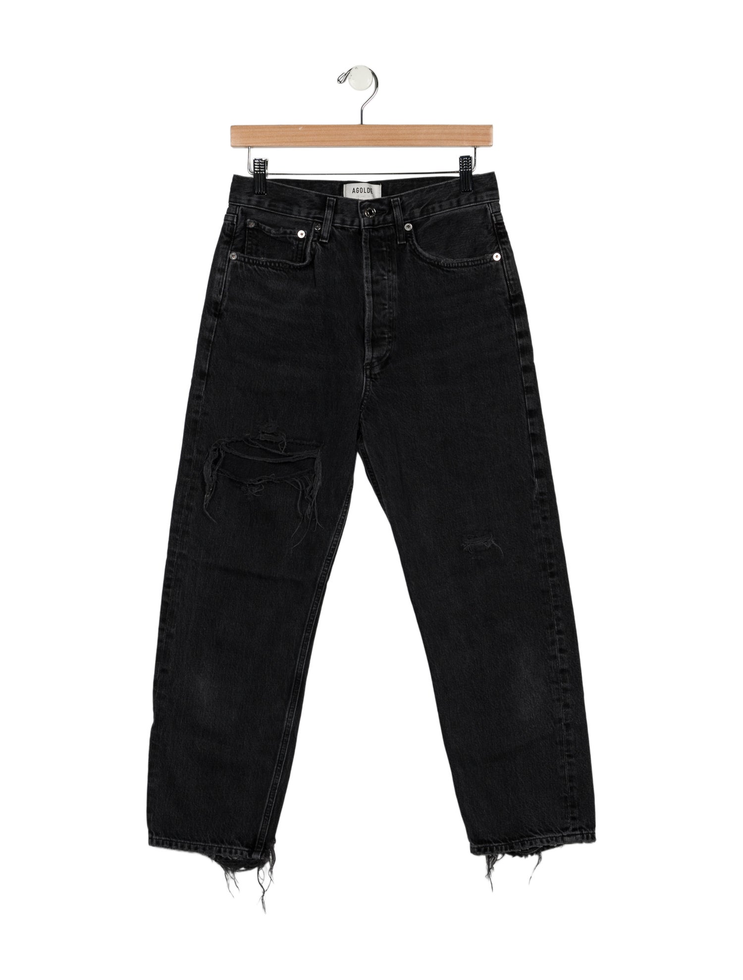AGOLDE High-Rise Straight Leg Jeans