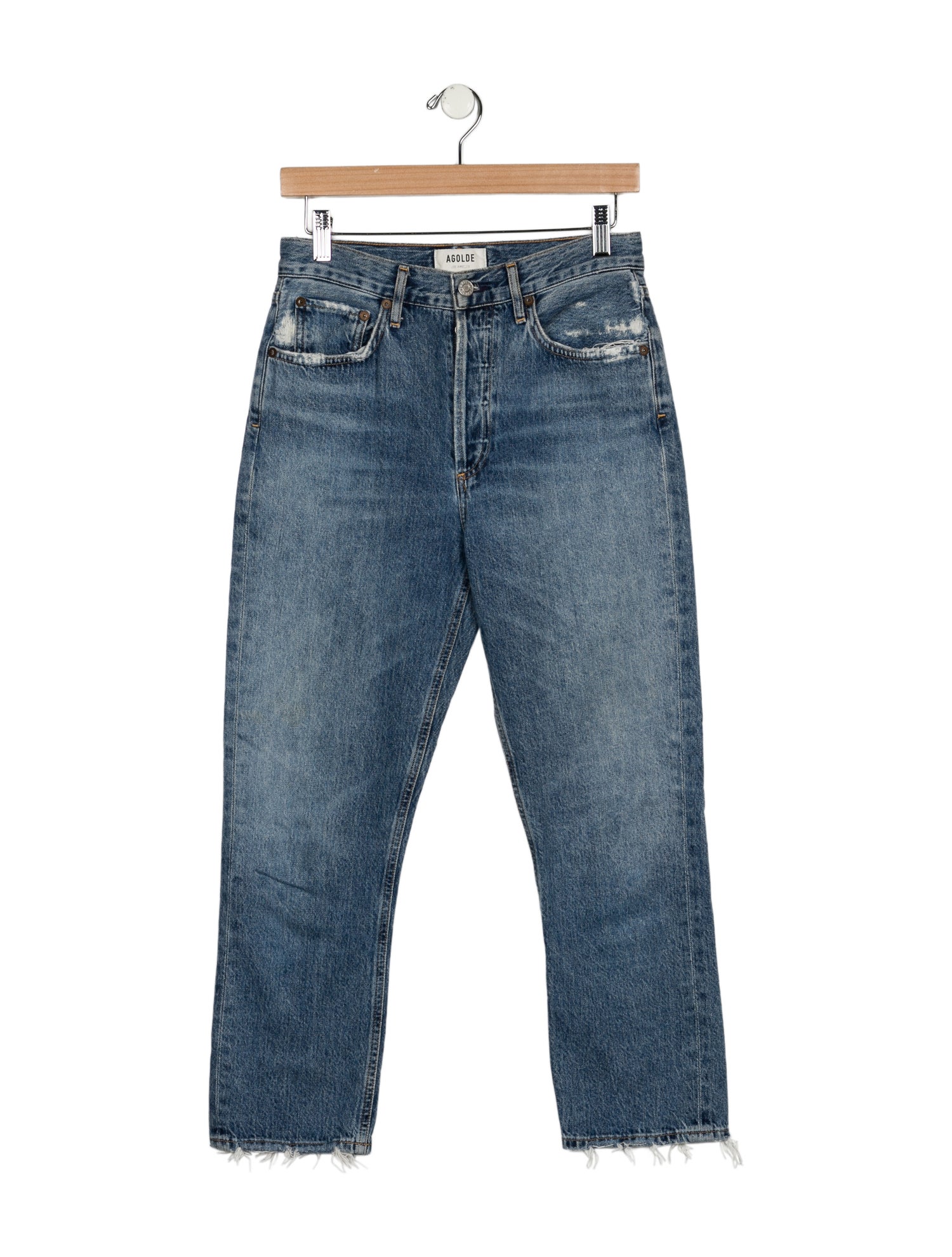 AGOLDE High-Rise Straight Leg Jeans