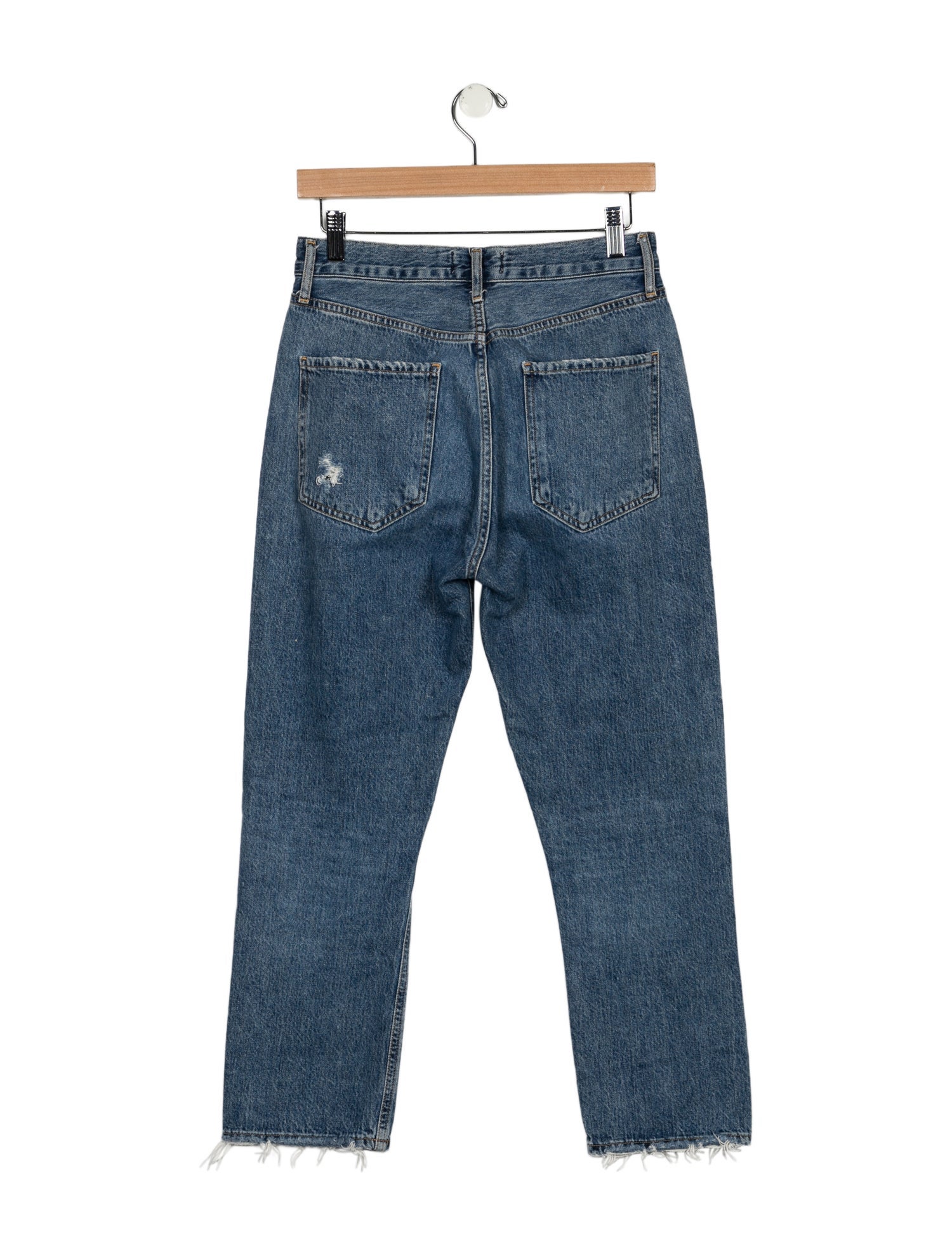 AGOLDE High-Rise Straight Leg Jeans