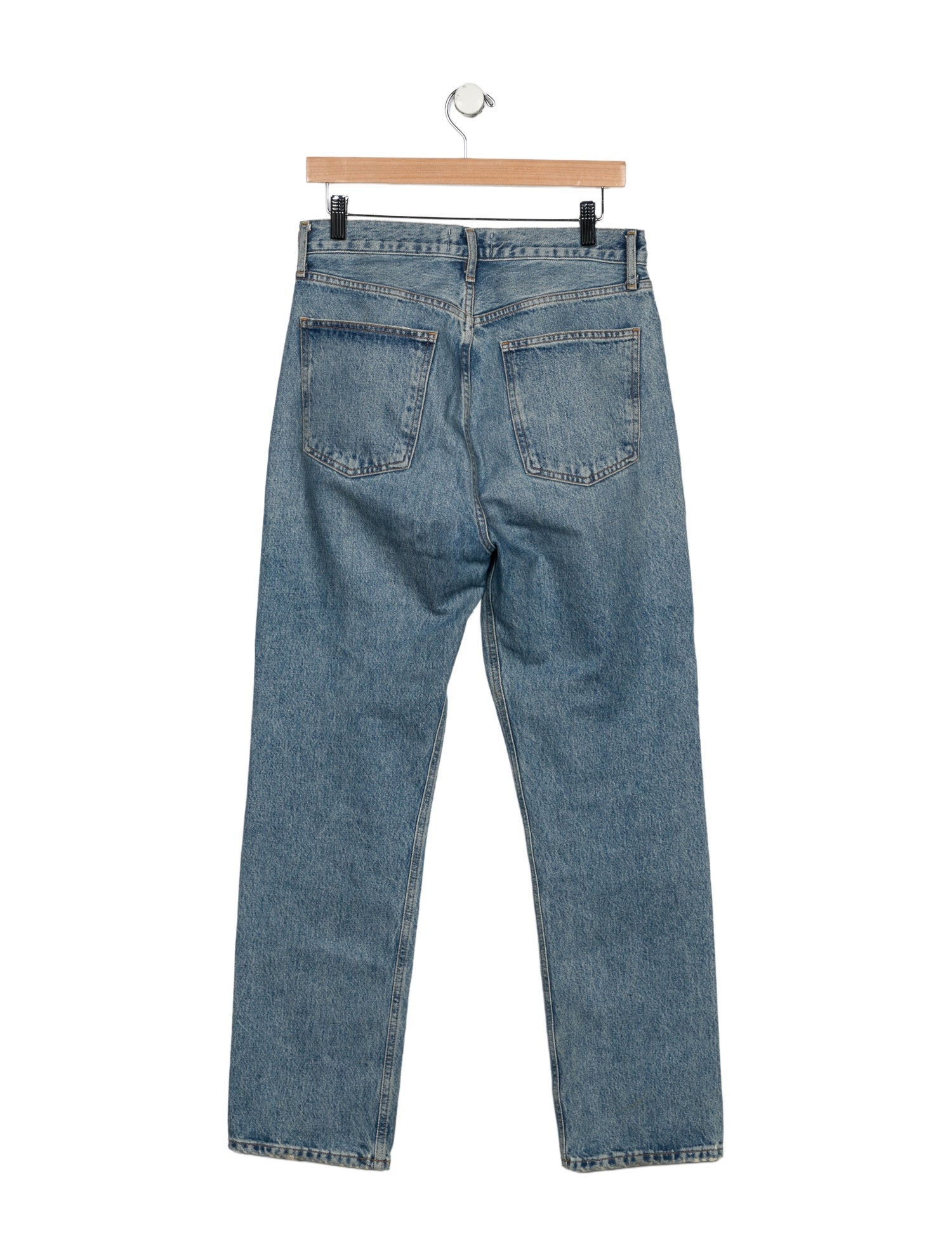 AGOLDE High-Rise Straight Leg Jeans