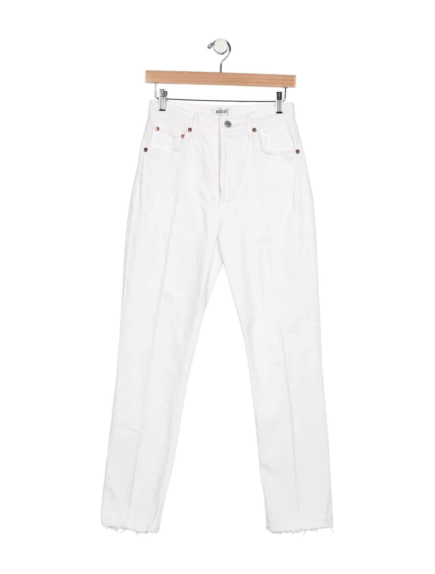 AGOLDE Mid-Rise Straight Leg Jeans