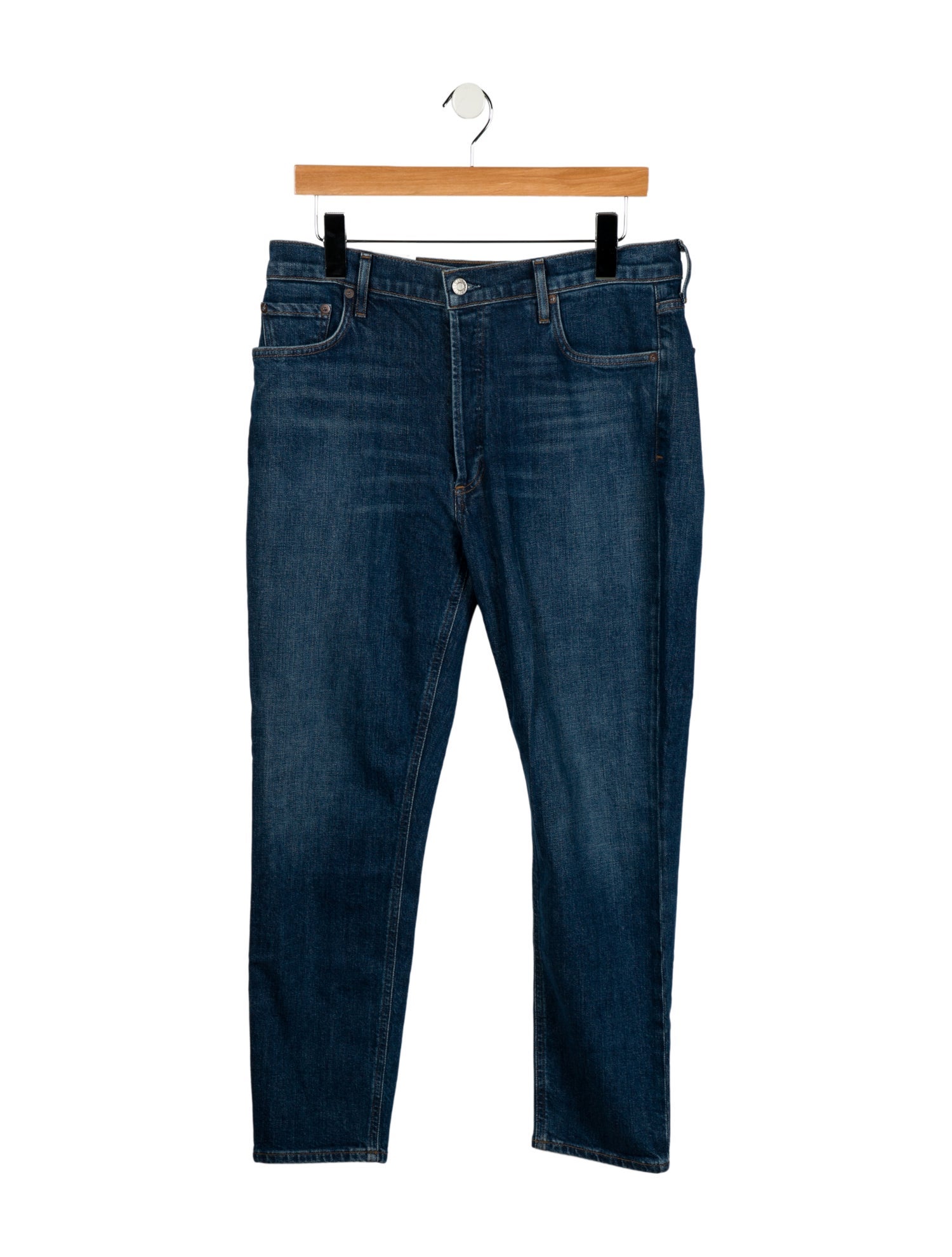 AGOLDE High-Rise Straight Leg Jeans