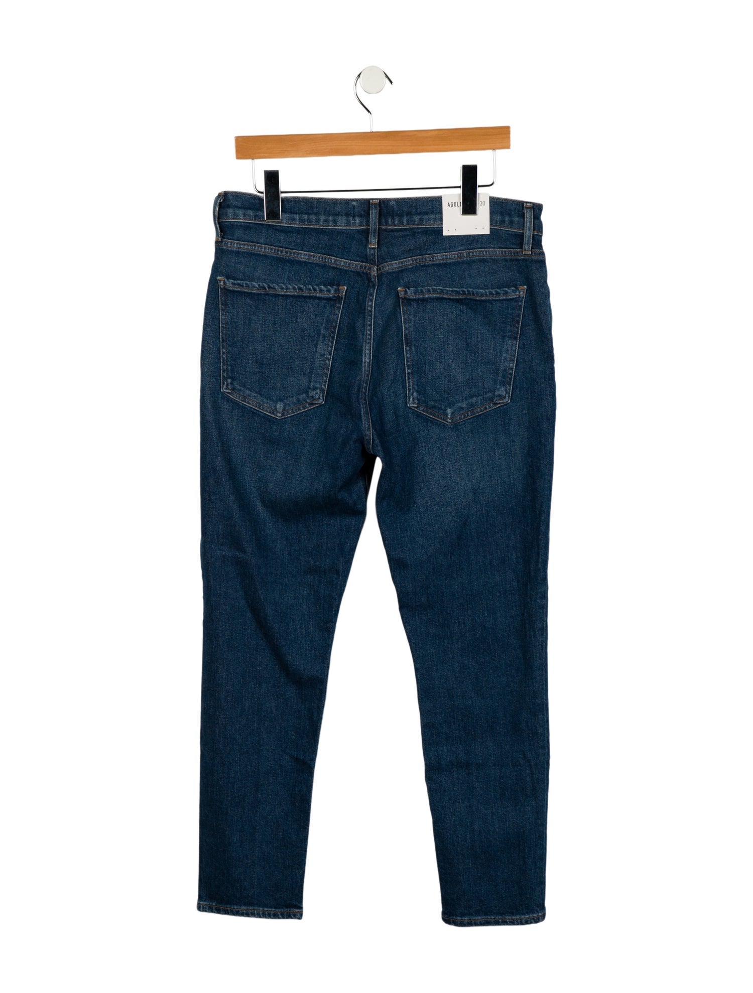 AGOLDE High-Rise Straight Leg Jeans