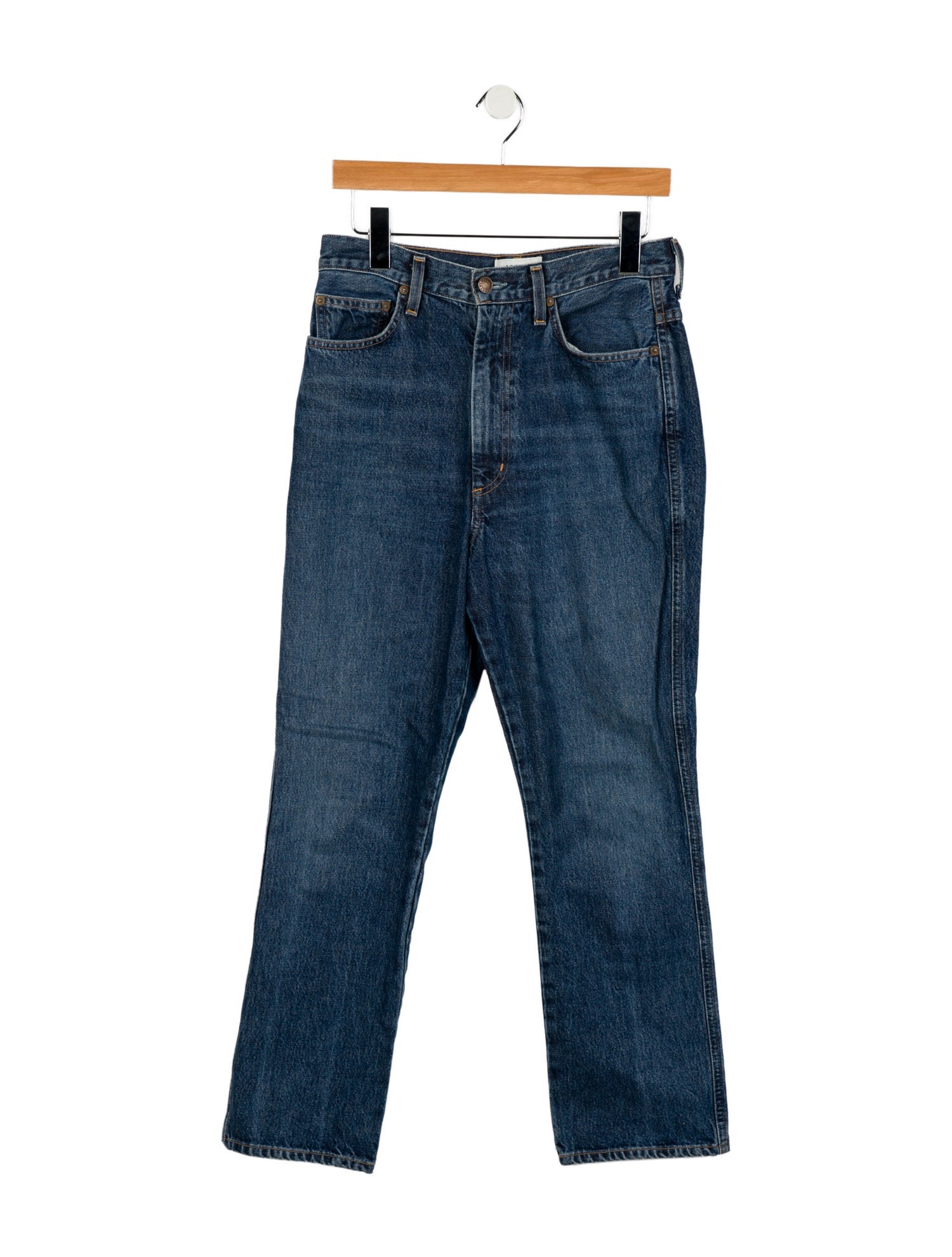 AGOLDE High-Rise Straight Leg Jeans