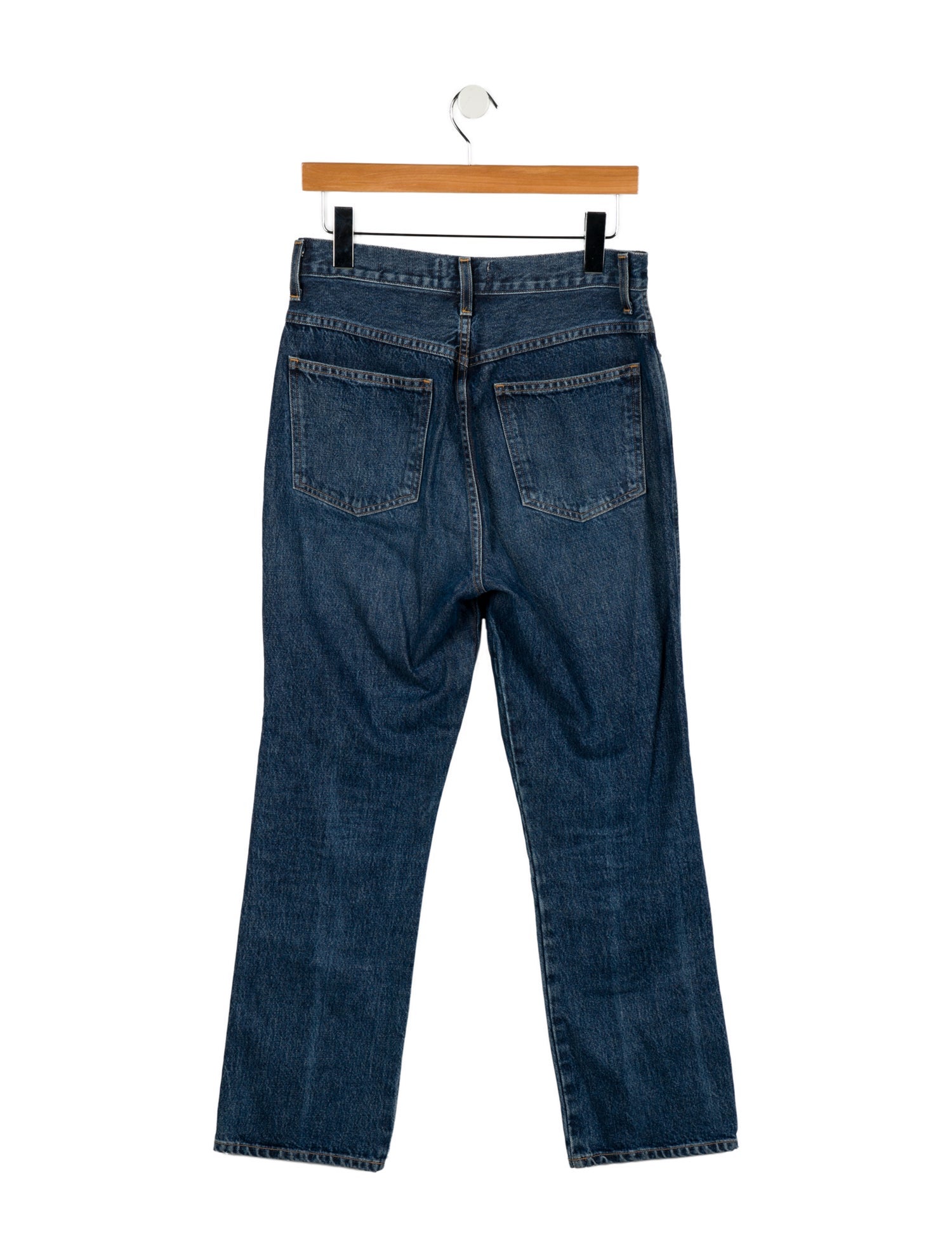 AGOLDE High-Rise Straight Leg Jeans