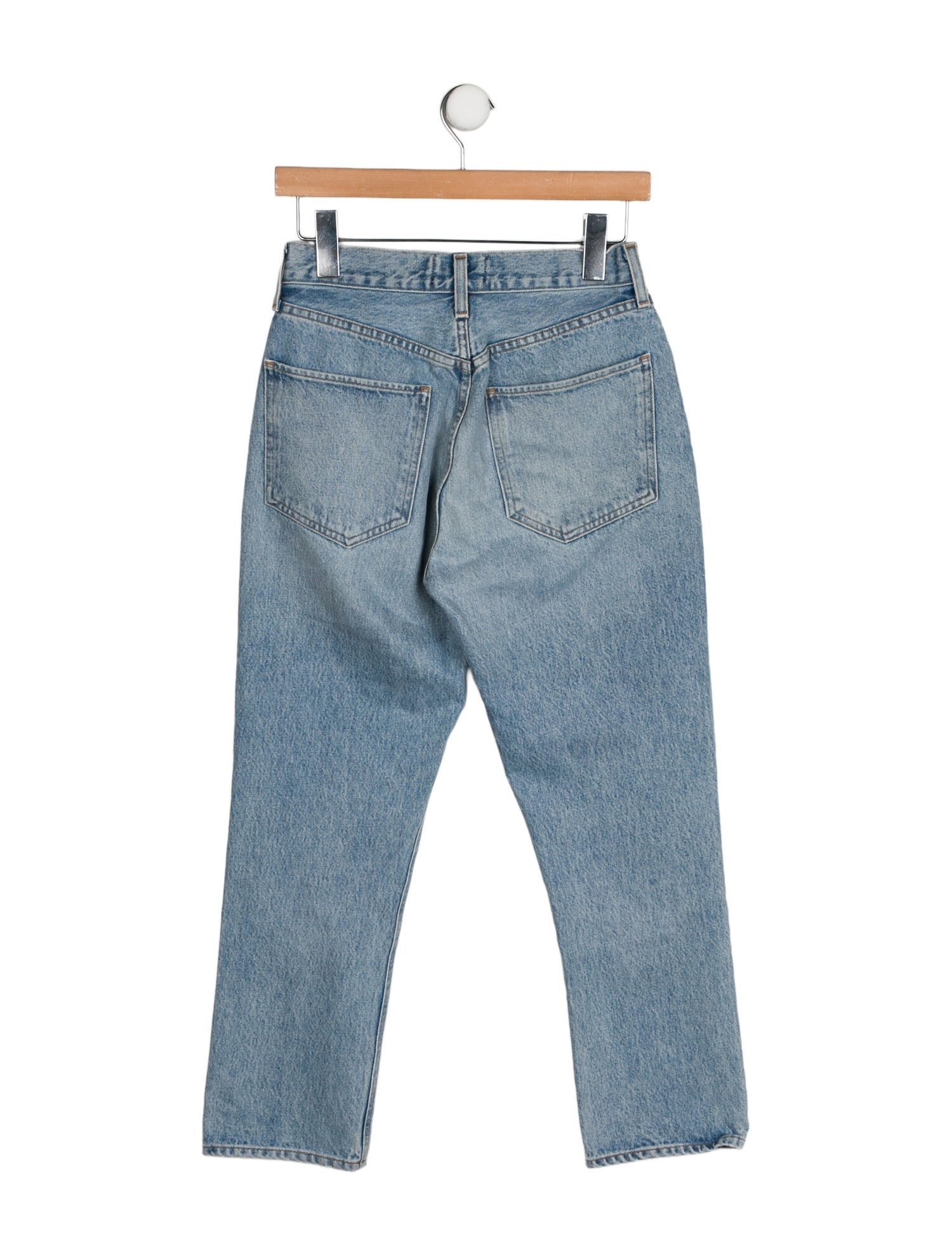 AGOLDE High-Rise Straight Leg Jeans
