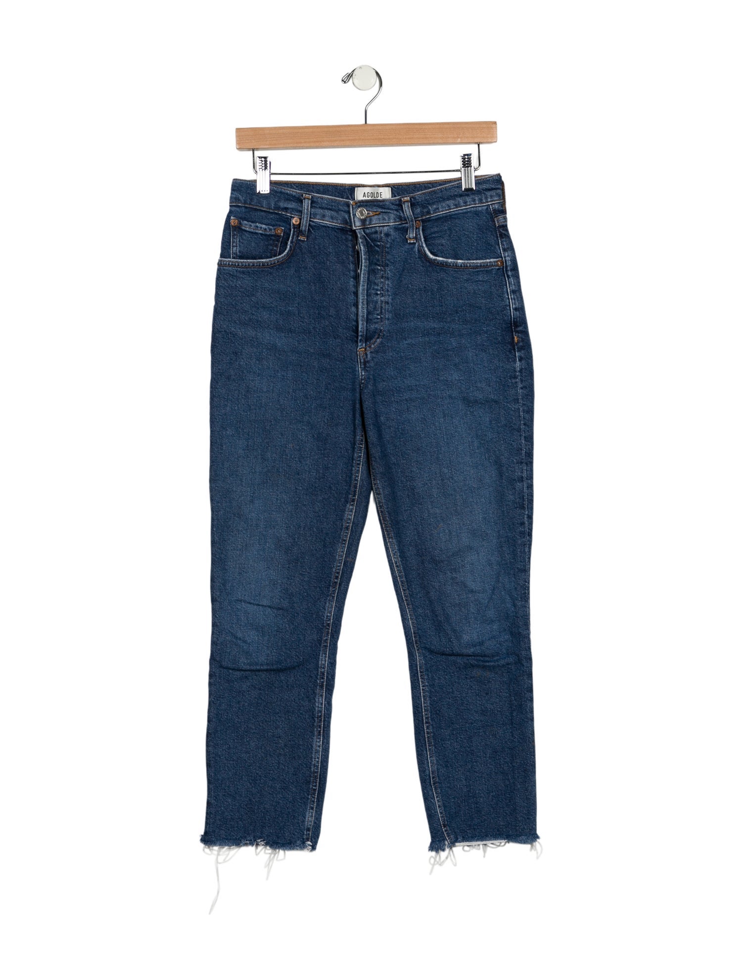 AGOLDE High-Rise Straight Leg Jeans