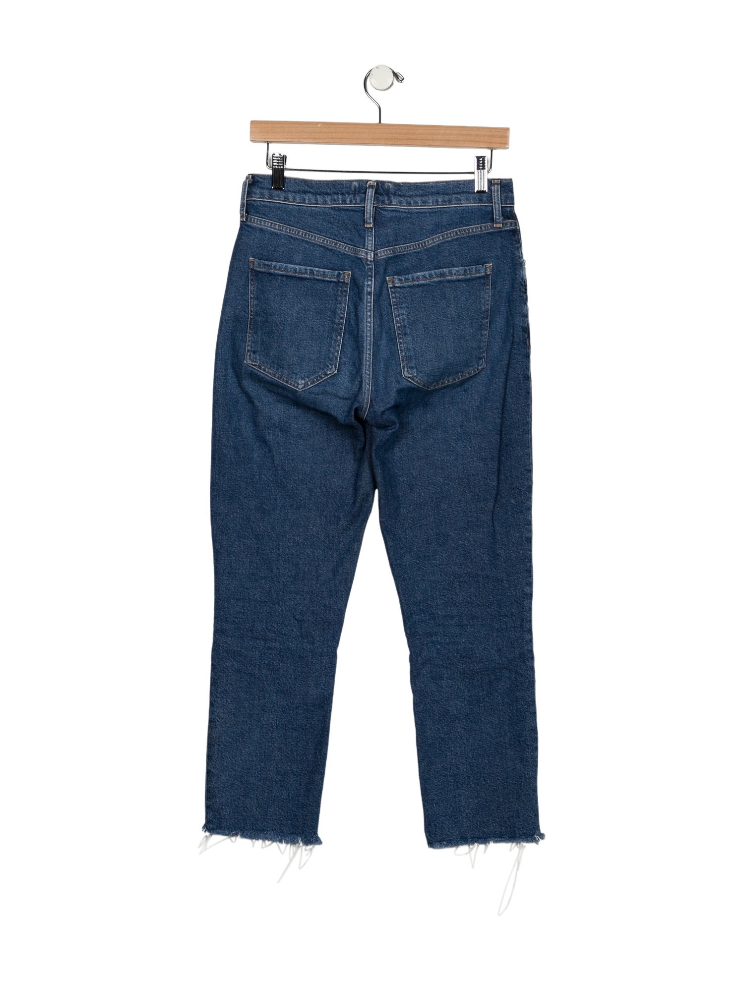 AGOLDE High-Rise Straight Leg Jeans