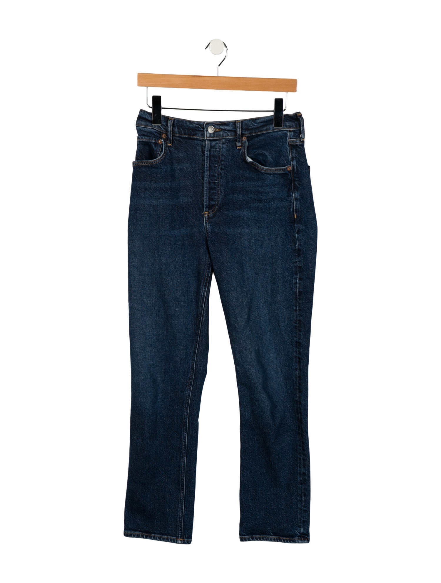 AGOLDE High-Rise Straight Leg Jeans