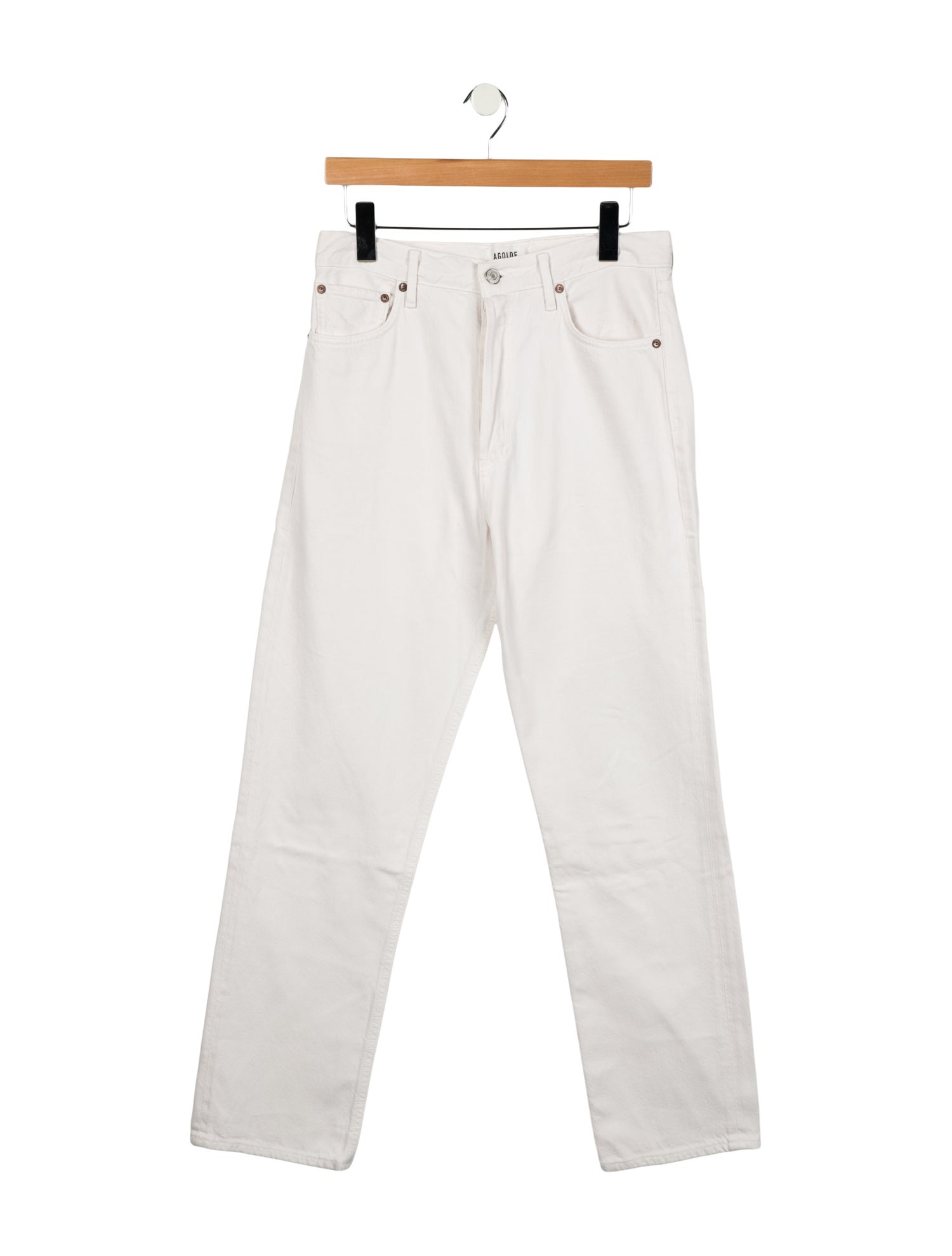 AGOLDE High-Rise Straight Leg Jeans