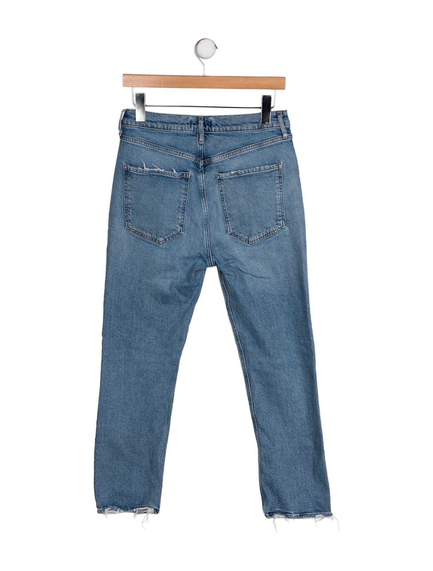 AGOLDE High-Rise Straight Leg Jeans