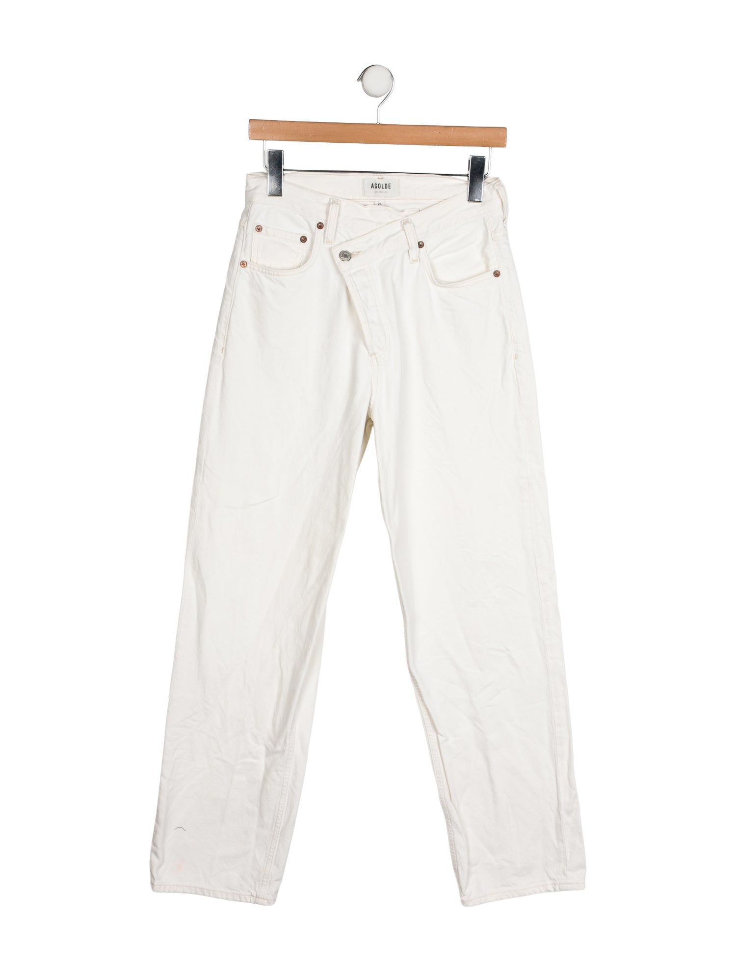 AGOLDE Mid-Rise Straight Leg Jeans