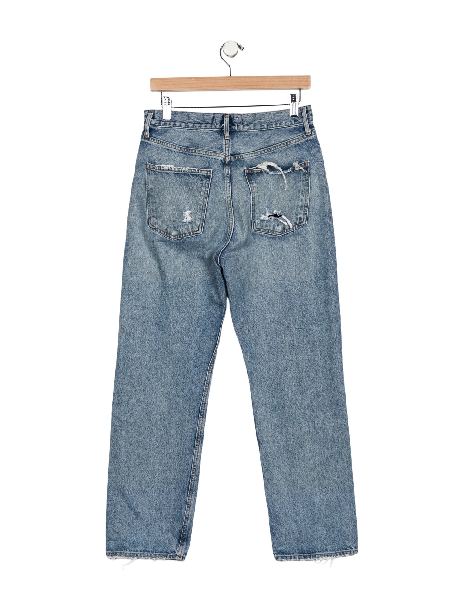 AGOLDE Mid-Rise Wide Leg Jeans