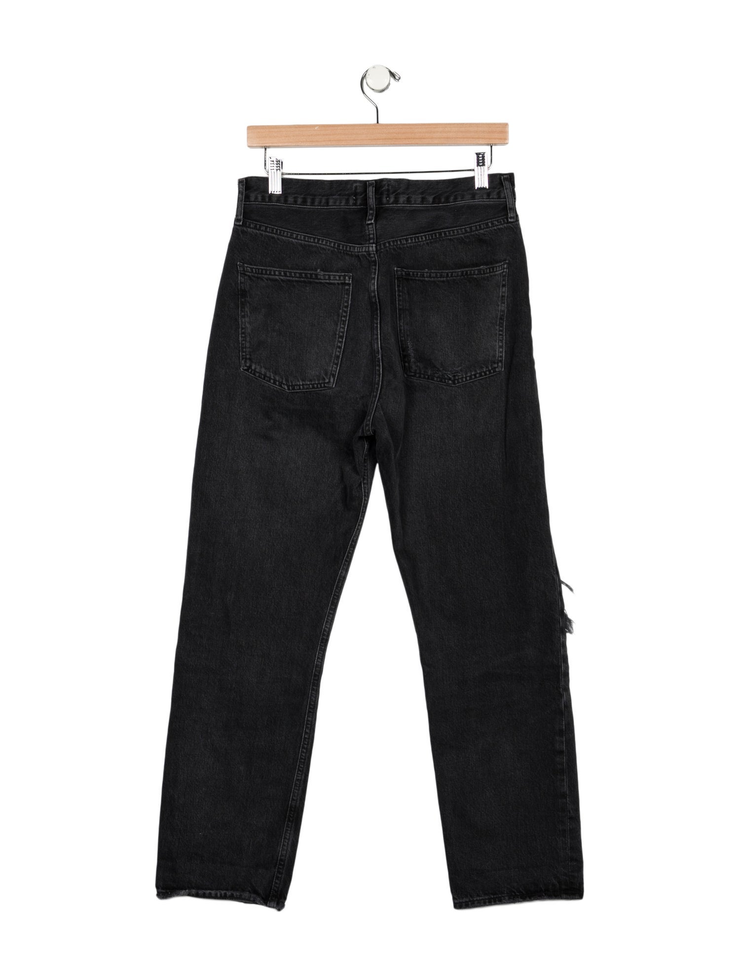 AGOLDE Mid-Rise Straight Leg Jeans