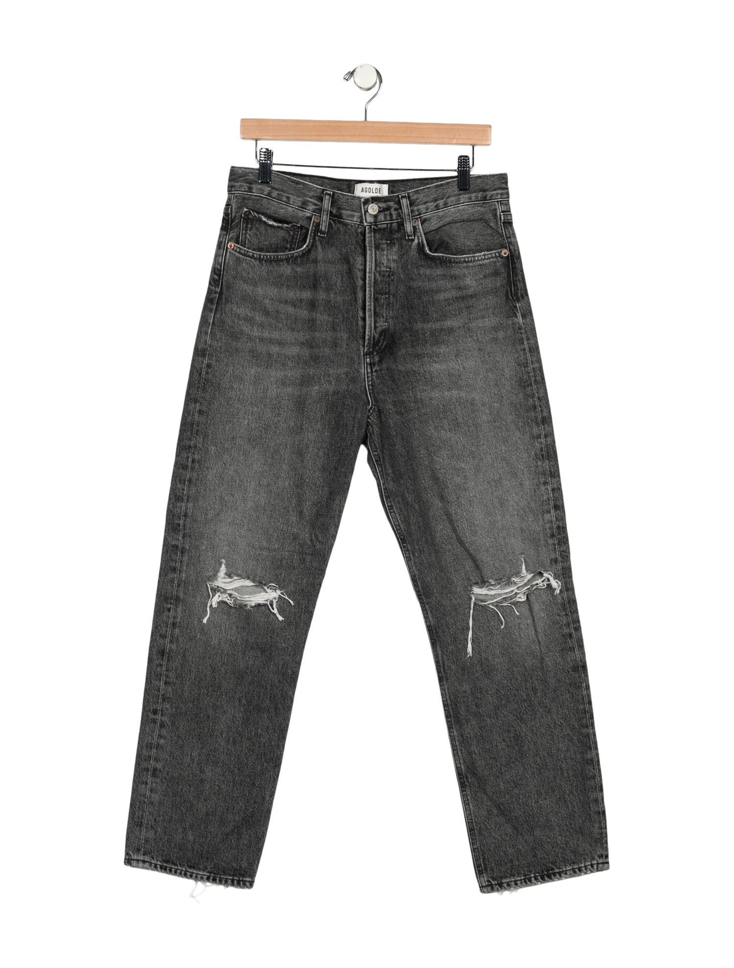 AGOLDE High-Rise Straight Leg Jeans