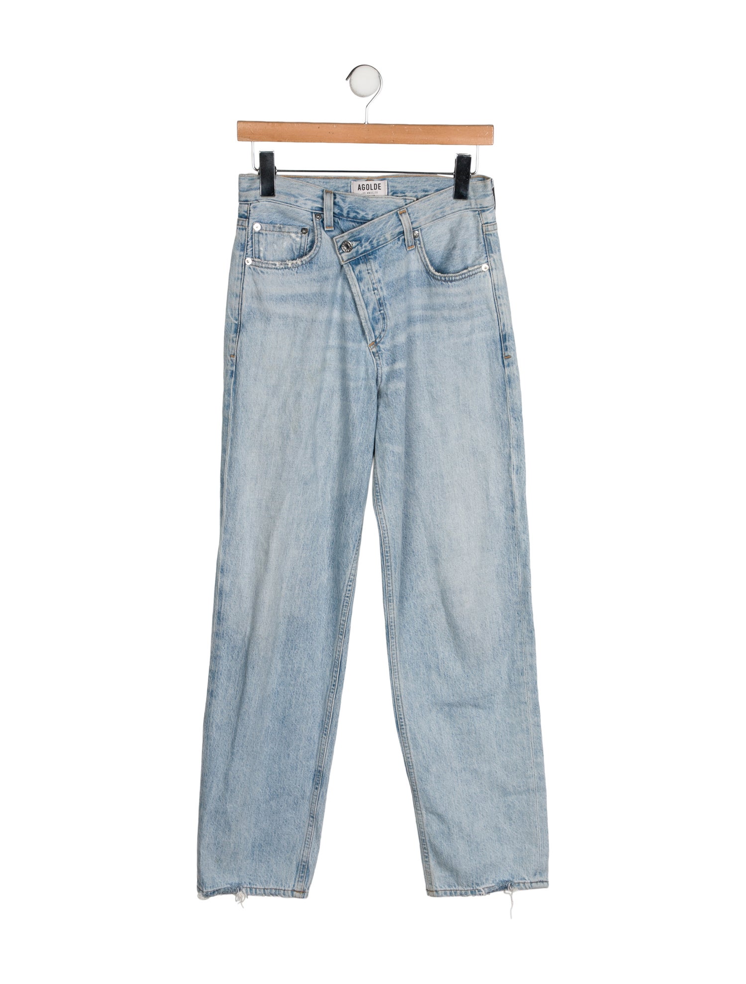 AGOLDE High-Rise Straight Leg Jeans