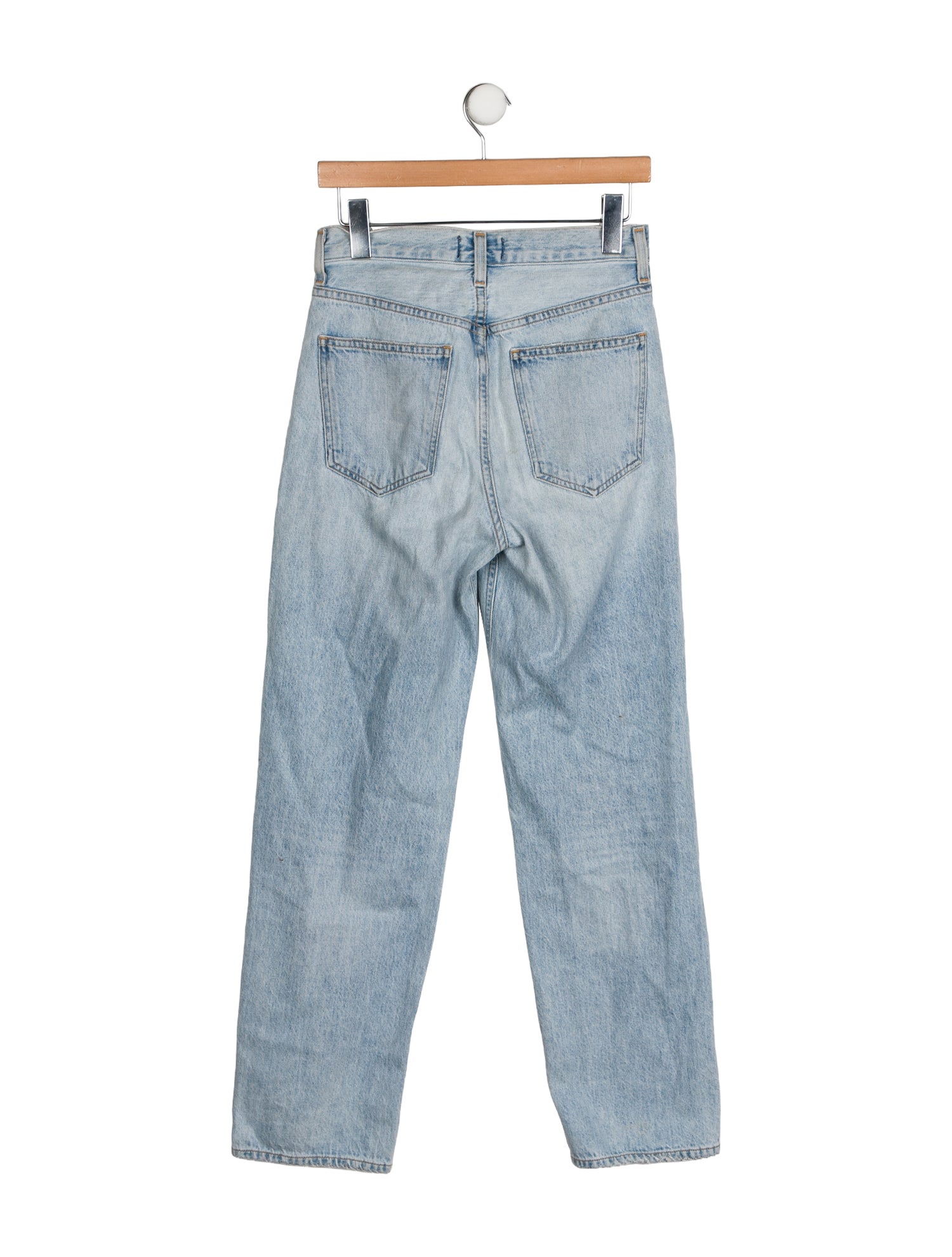 AGOLDE High-Rise Straight Leg Jeans