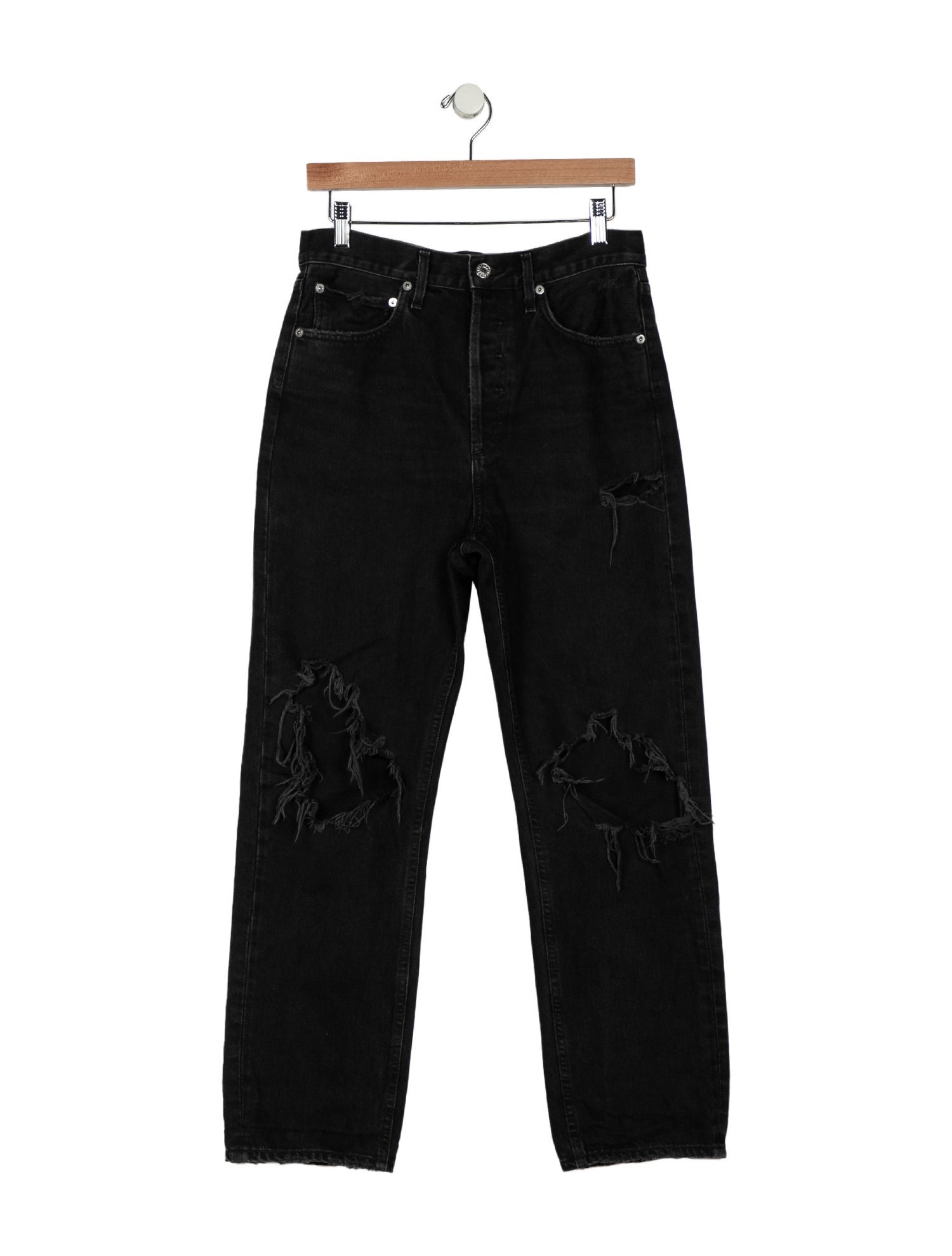 AGOLDE High-Rise Straight Leg Jeans