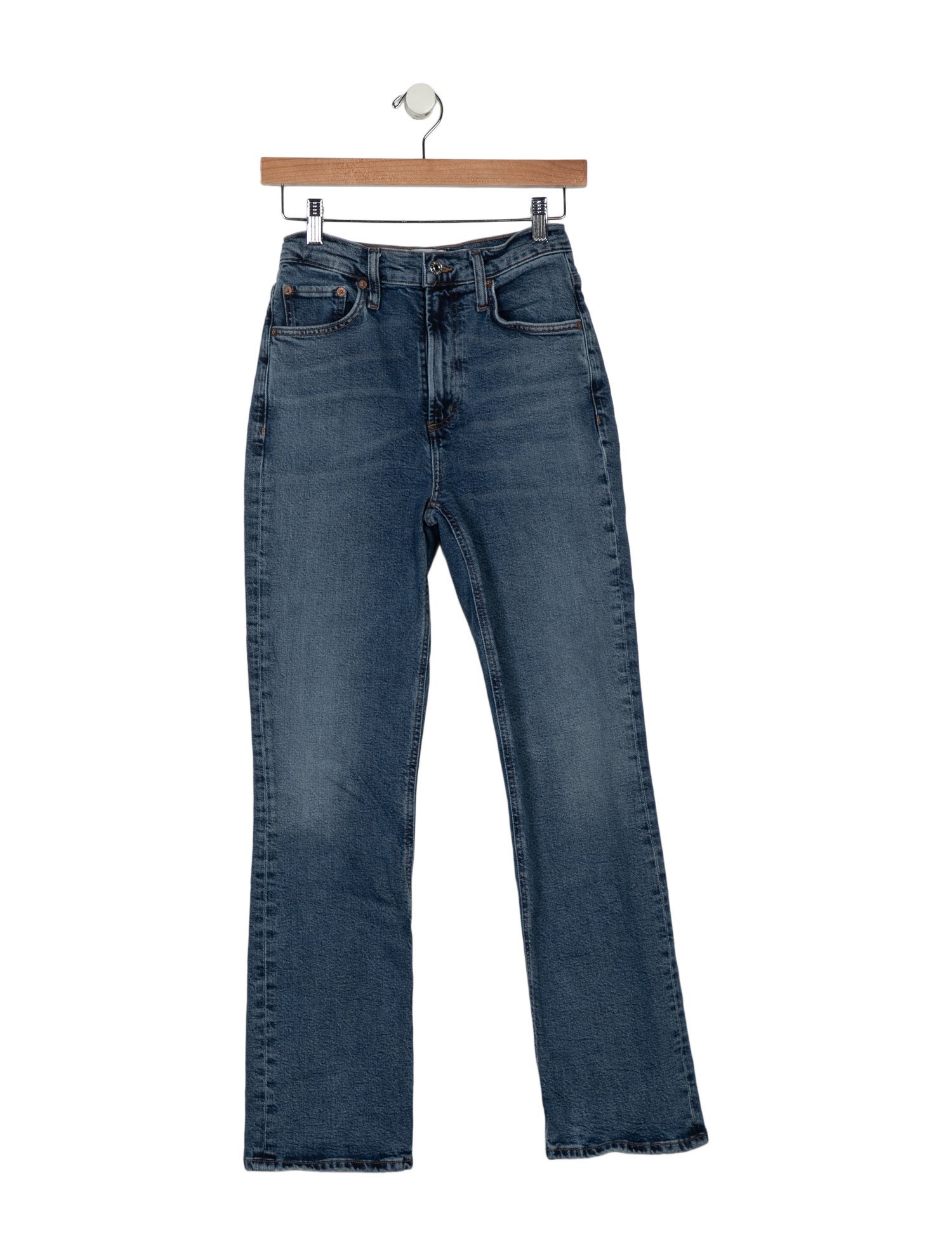 AGOLDE High-Rise Straight Leg Jeans