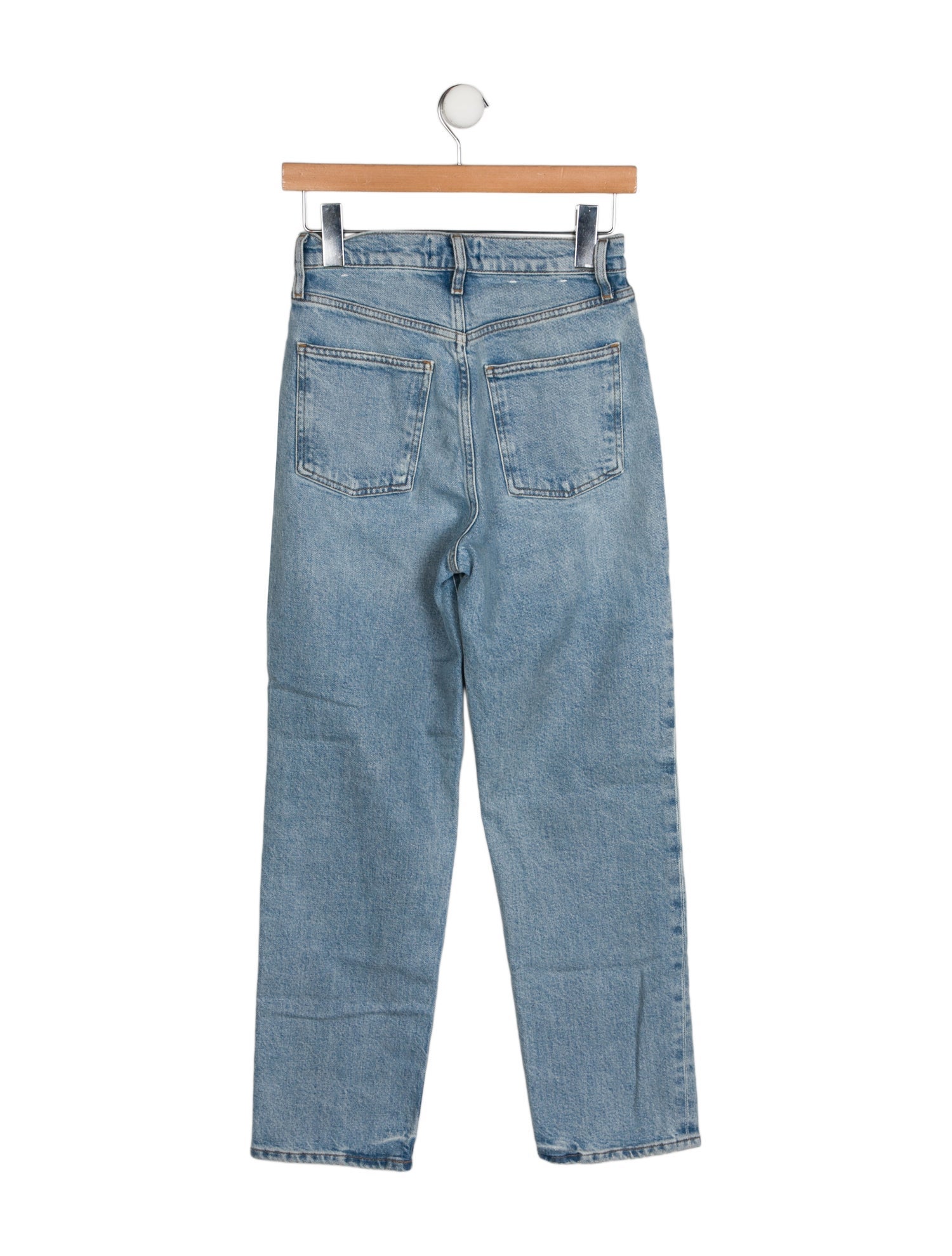 AGOLDE High-Rise Straight Leg Jeans