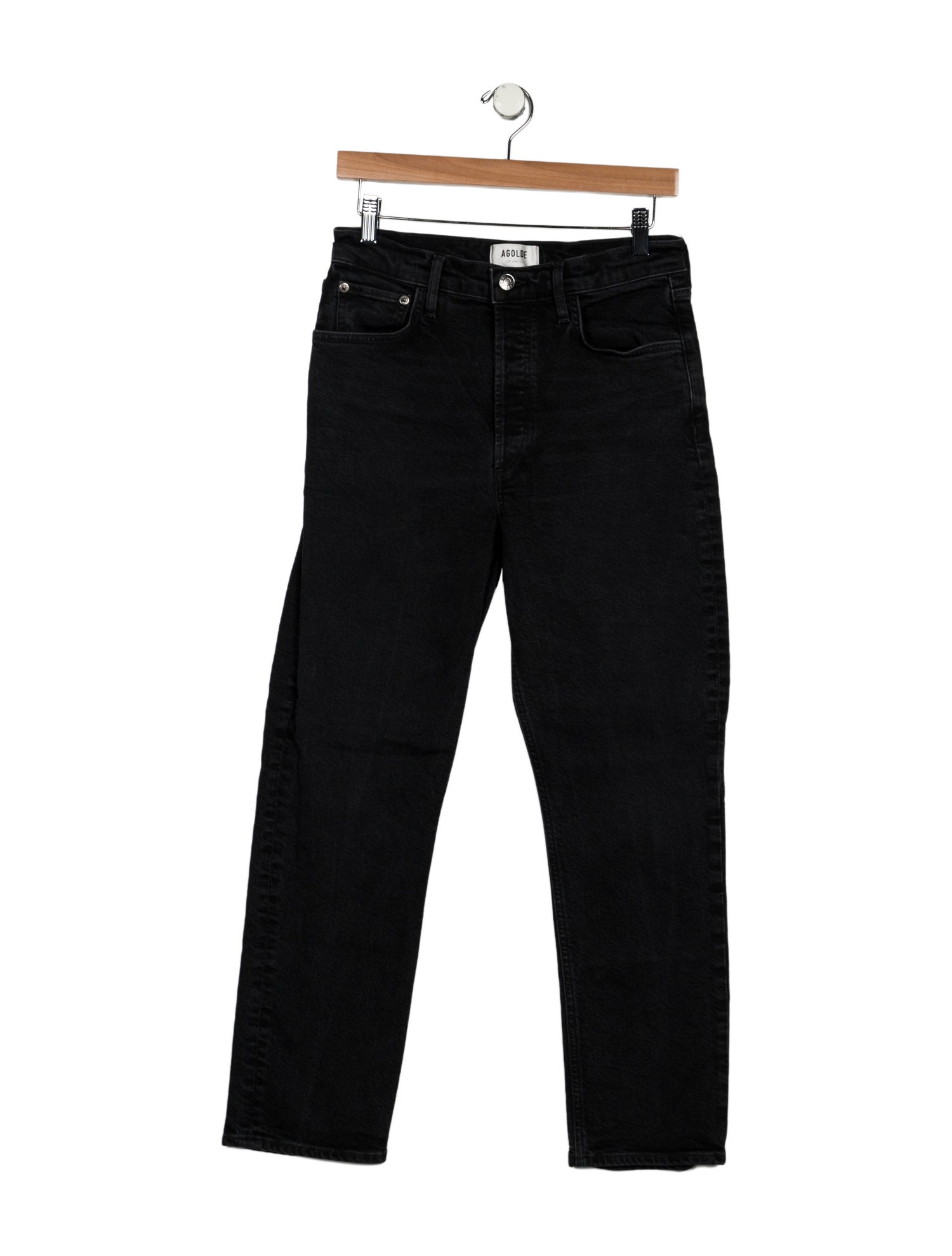 AGOLDE High-Rise Straight Leg Jeans