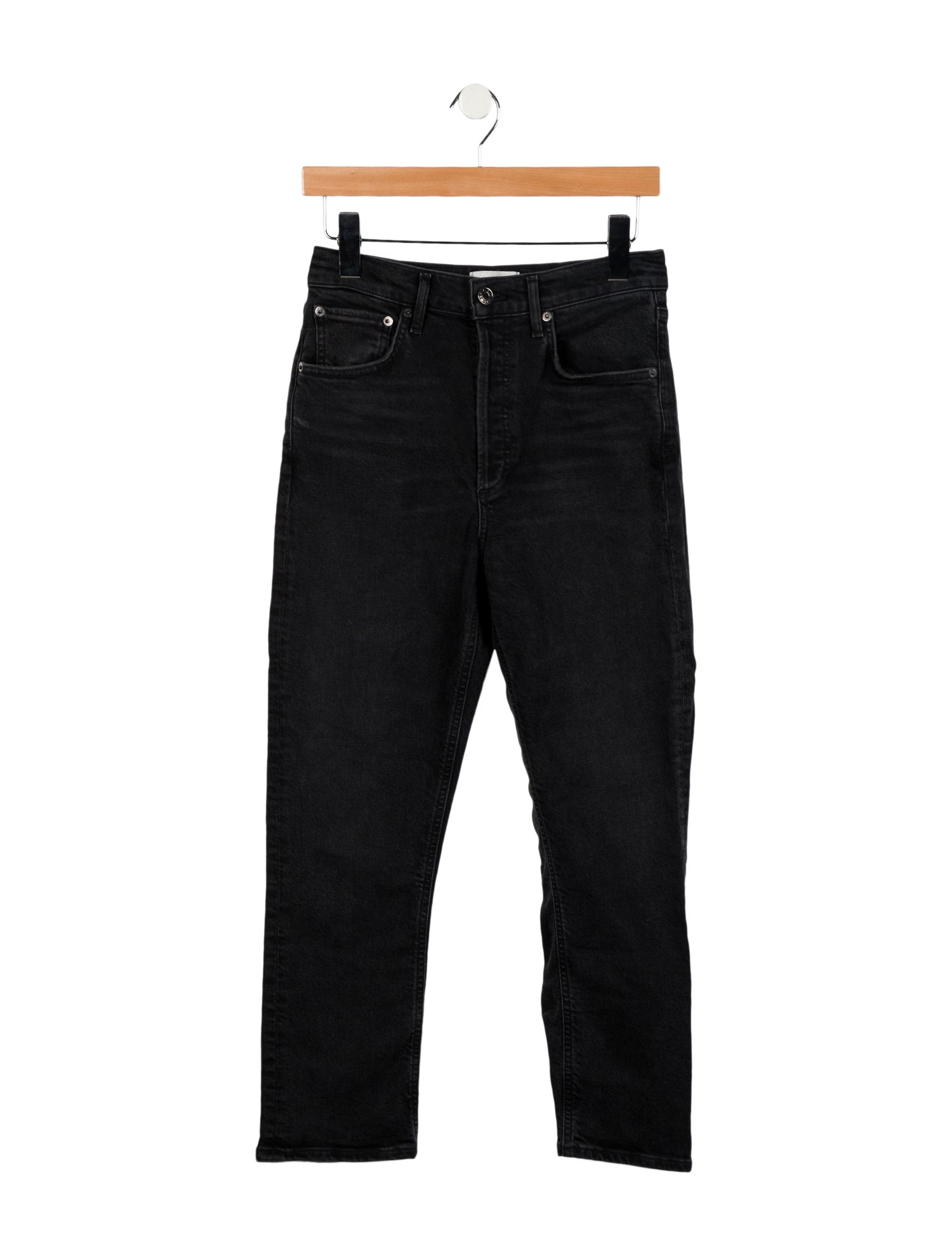 AGOLDE High-Rise Straight Leg Jeans