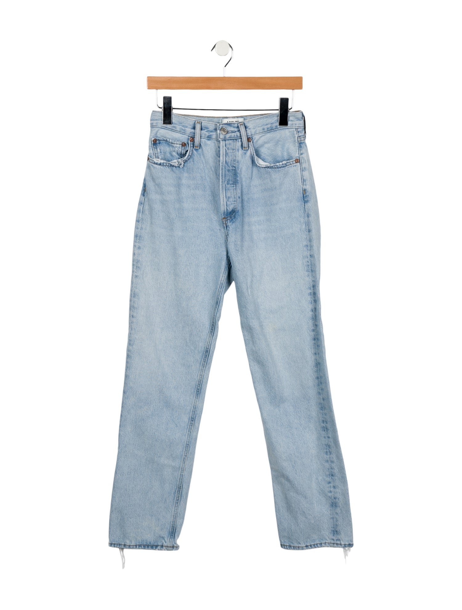 AGOLDE High-Rise Straight Leg Jeans