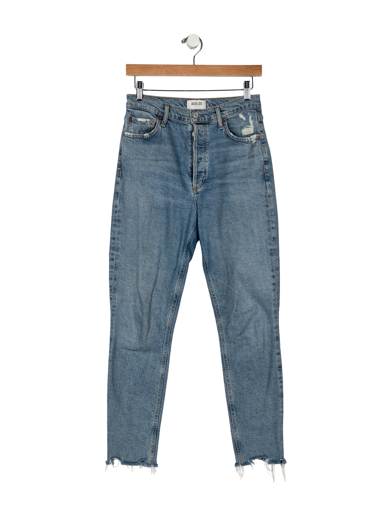 AGOLDE High-Rise Skinny Leg Jeans